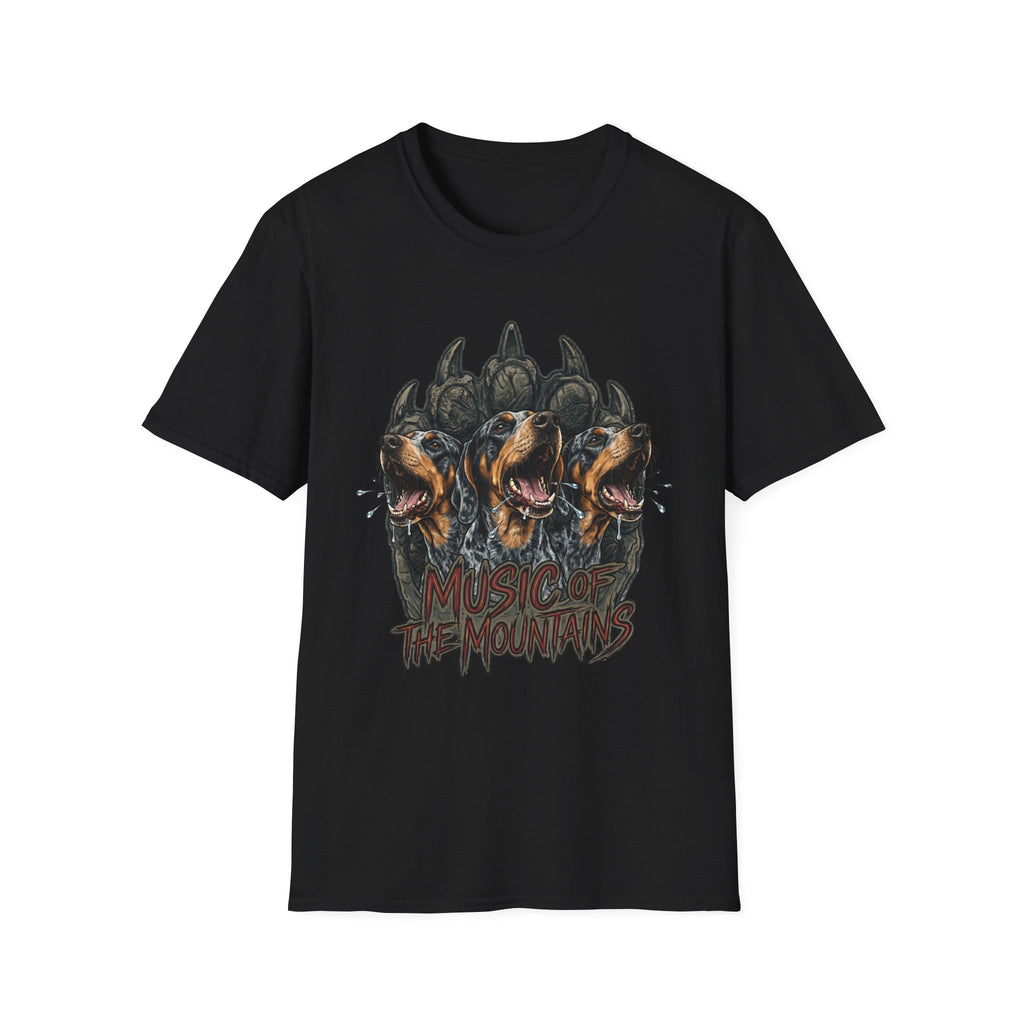 Music of the Mountains - Blue Tick T-Shirt