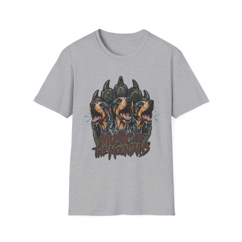 Music of the Mountains - Blue Tick T-Shirt