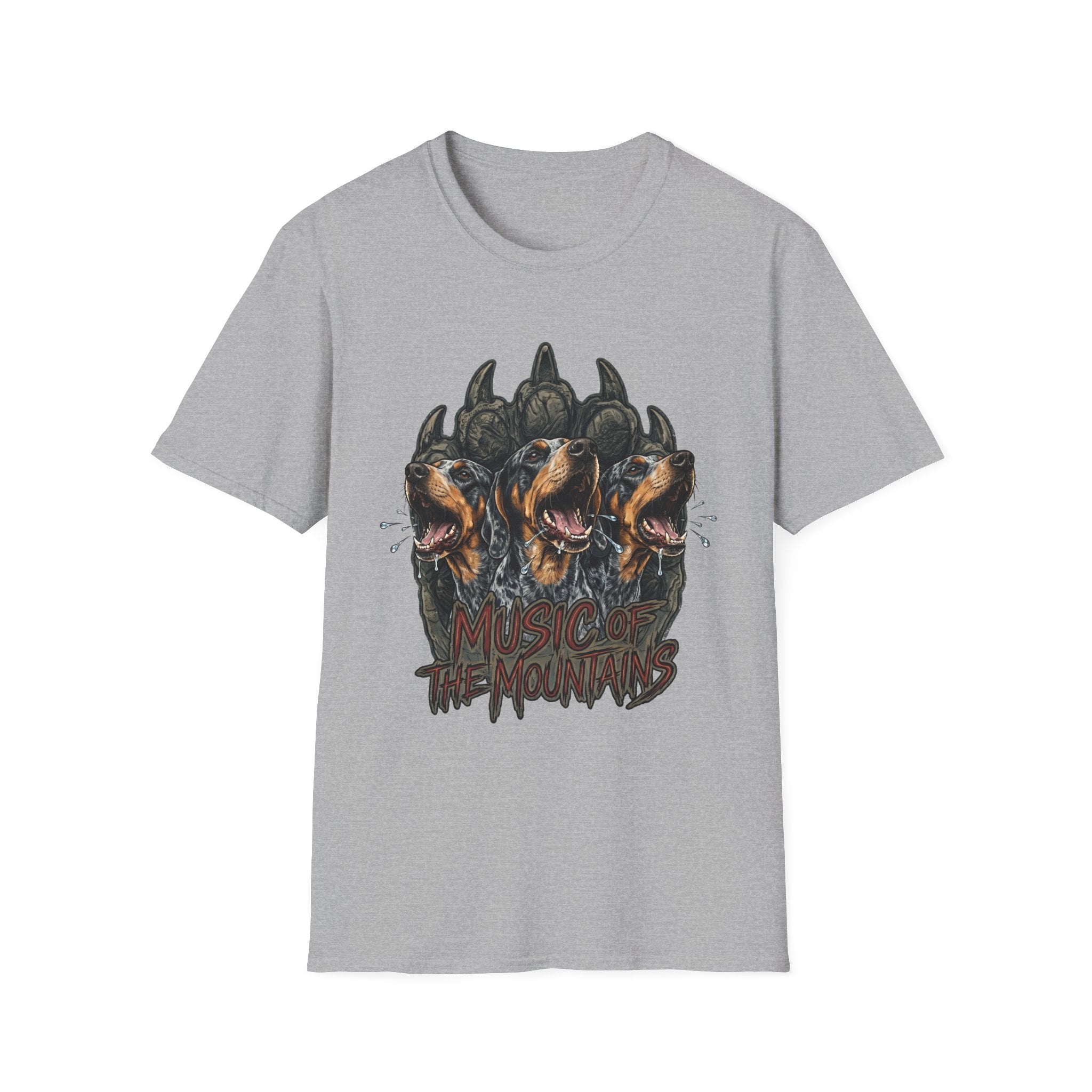 Music of the Mountains - Blue Tick T-Shirt