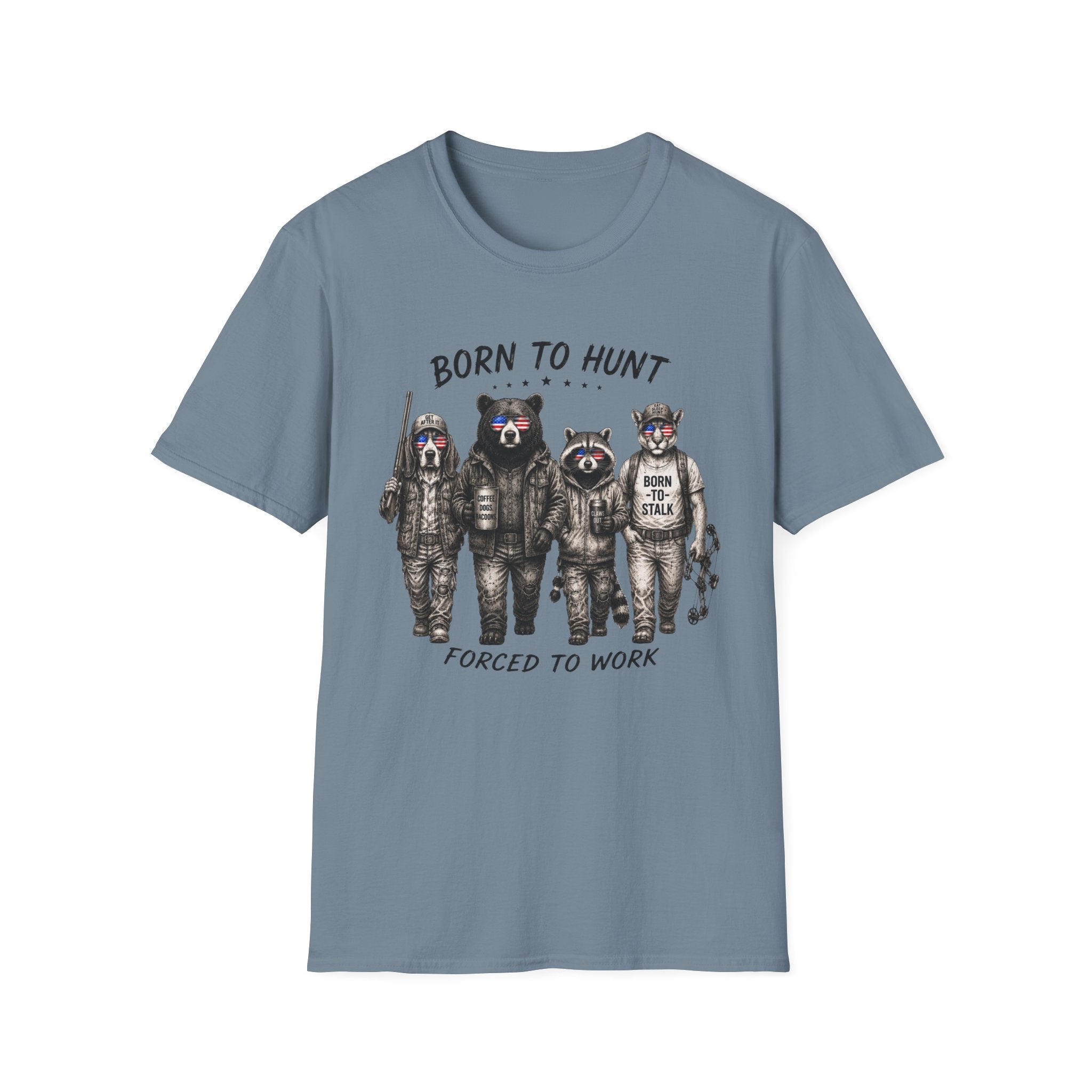 Americana Animals Born to Hunt T-Shirt