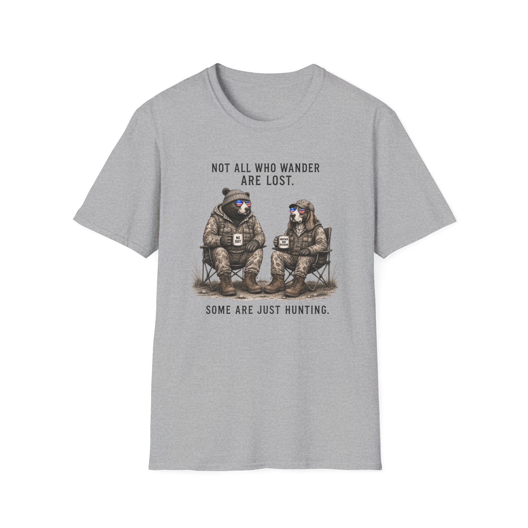 Americana Animals Not All Who Wander Are Lost T-Shirt