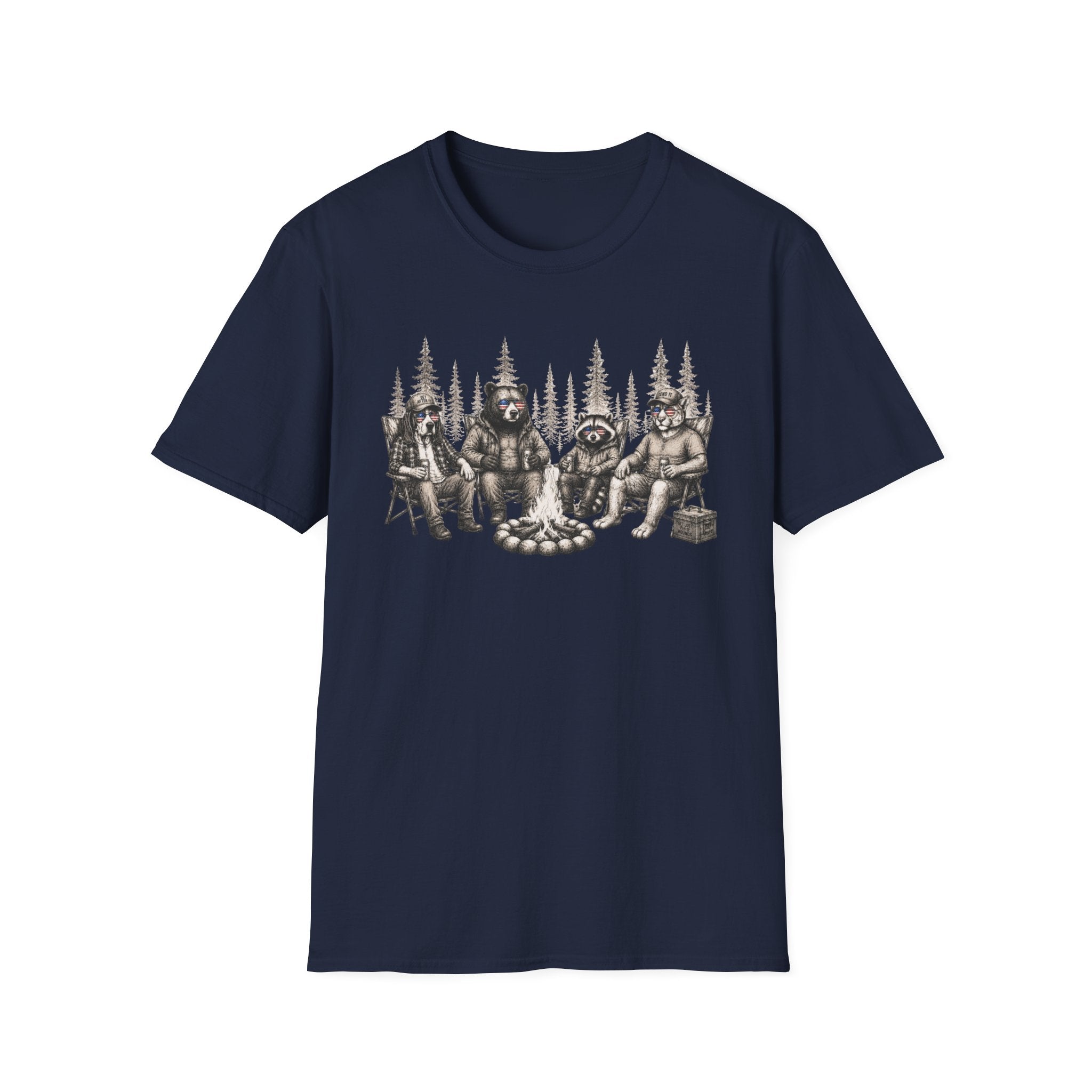 Americana Animals Bonfire T-Shirt