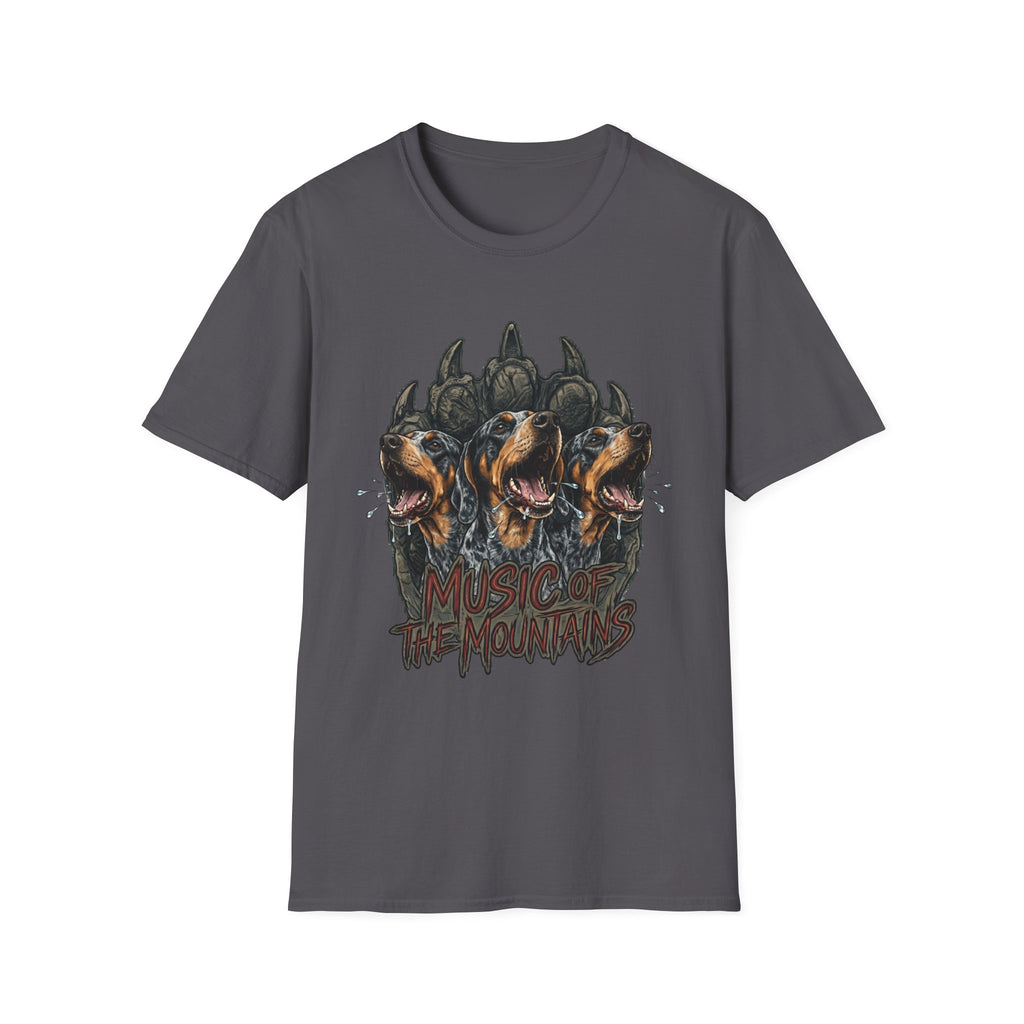 Music of the Mountains - Blue Tick T-Shirt