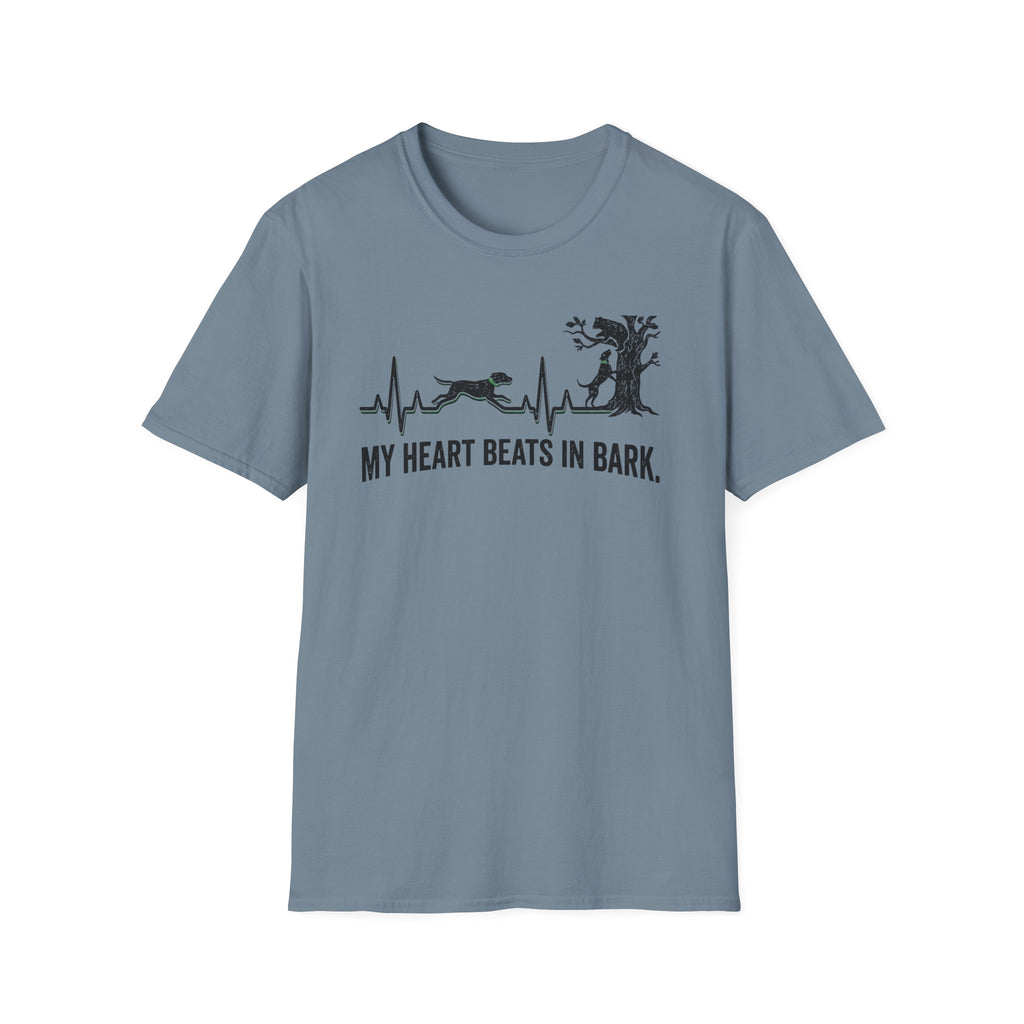 My Heart Beats in Bark - Bear T-Shirt