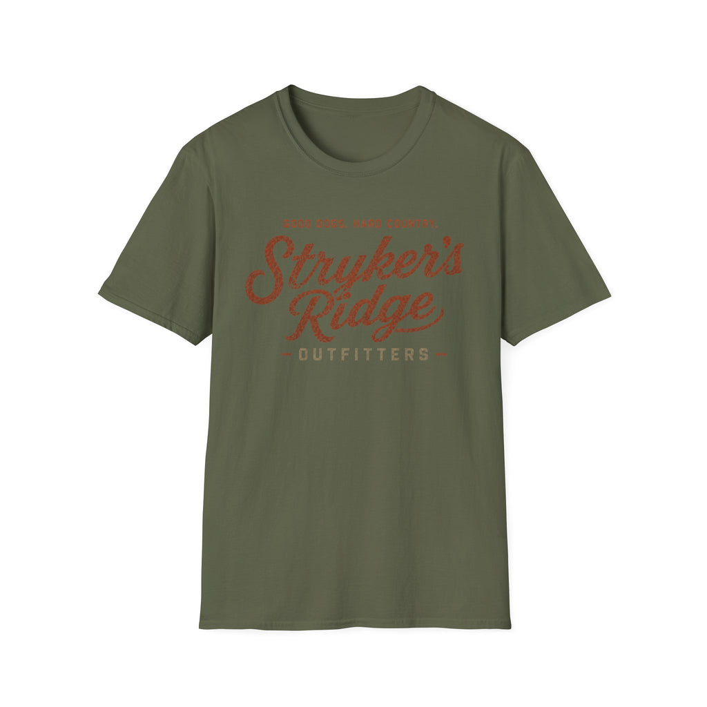 Stryker's Ridge Outfitters - Good Dogs. Hard Country T-Shirt