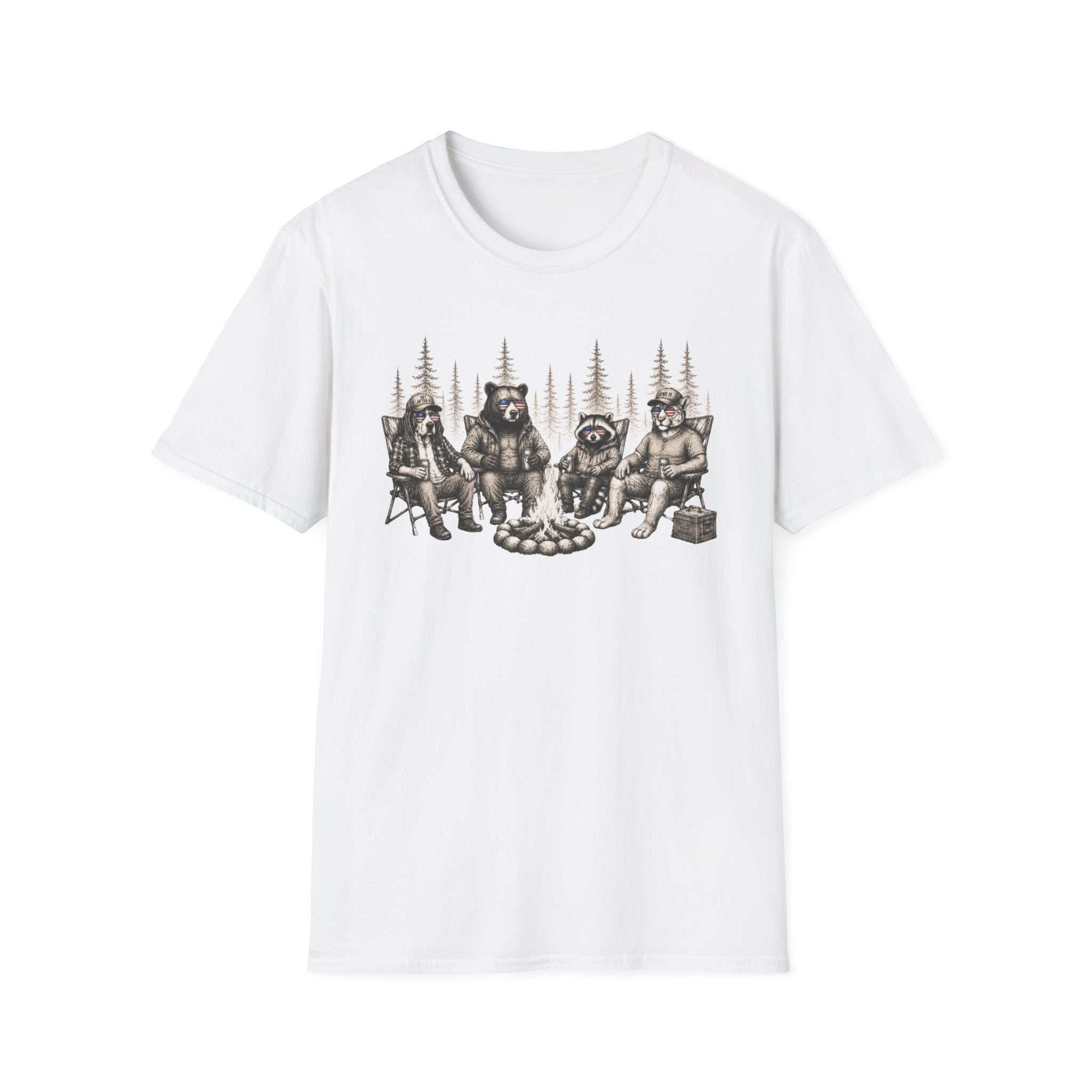 Americana Animals Bonfire T-Shirt