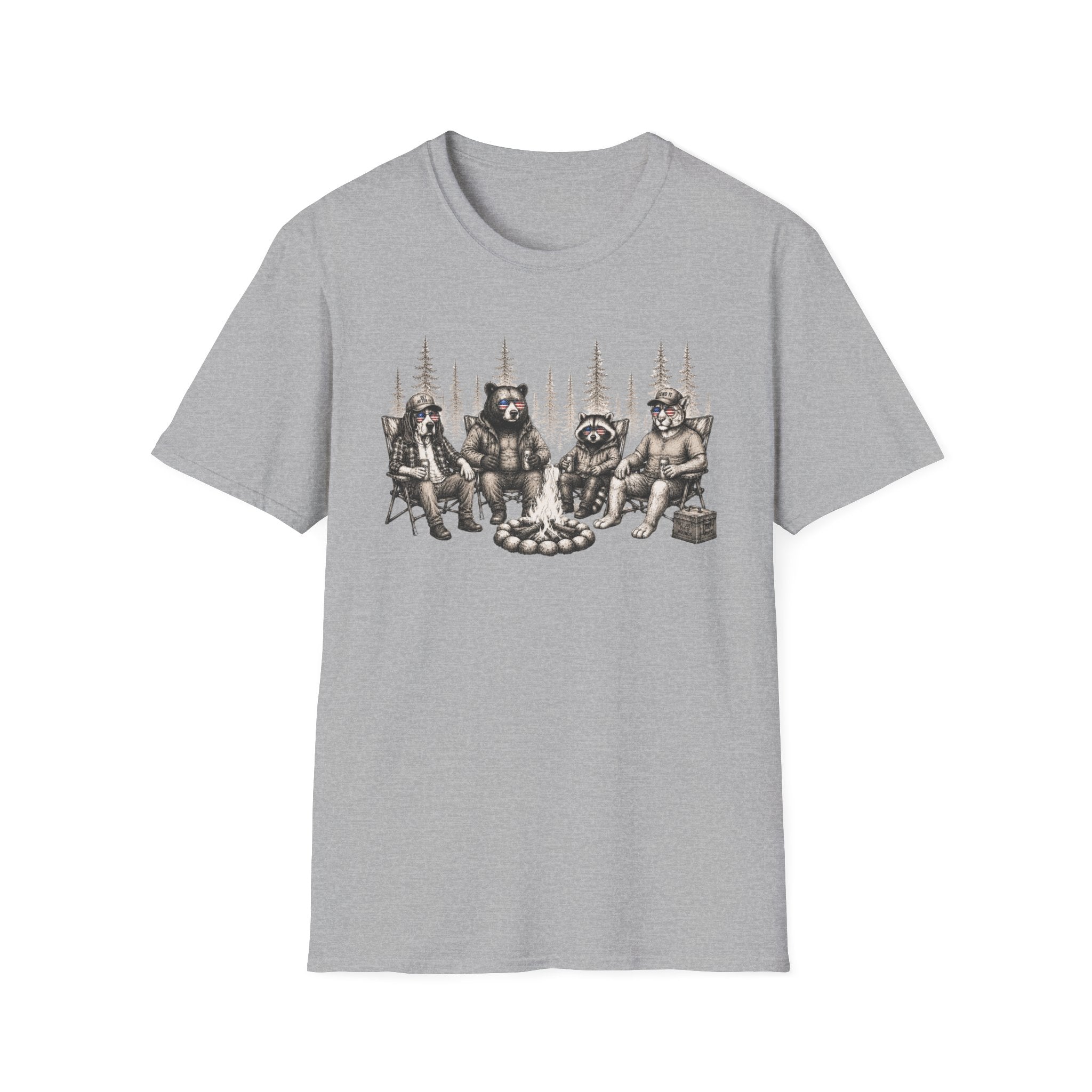 Americana Animals Bonfire T-Shirt
