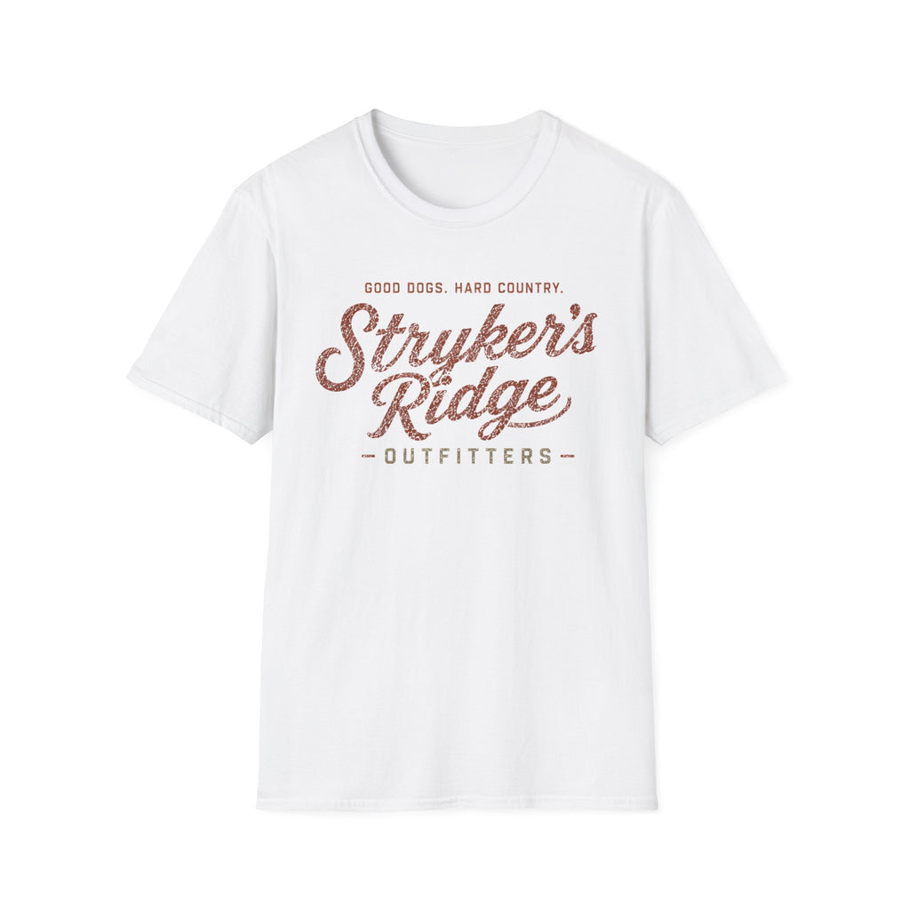 Stryker's Ridge Outfitters - Good Dogs. Hard Country T-Shirt