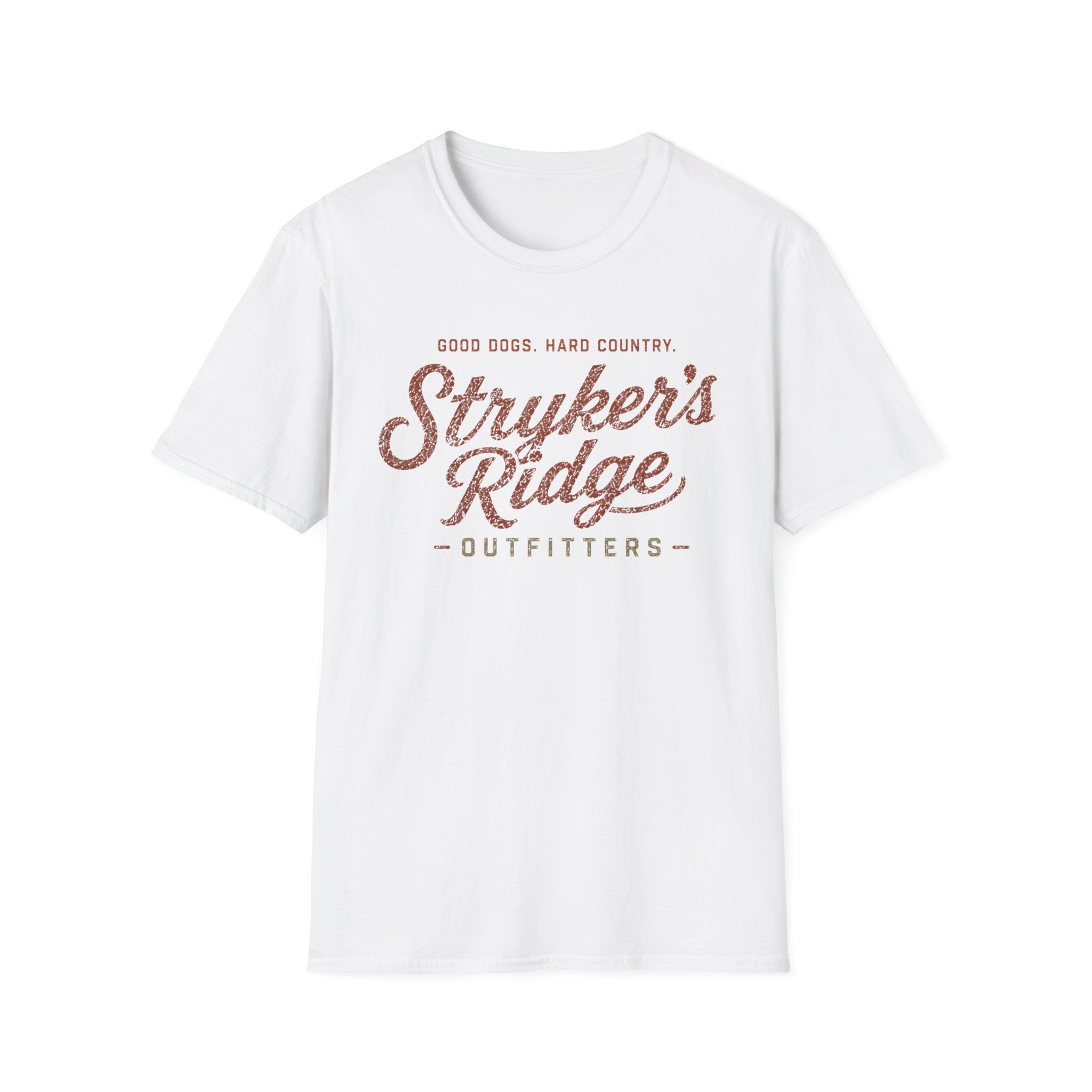Stryker's Ridge Outfitters - Good Dogs. Hard Country T-Shirt