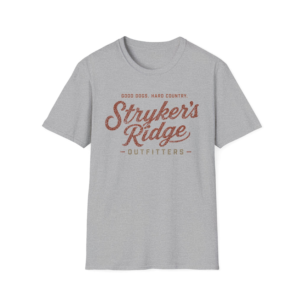 Stryker's Ridge Outfitters - Good Dogs. Hard Country T-Shirt