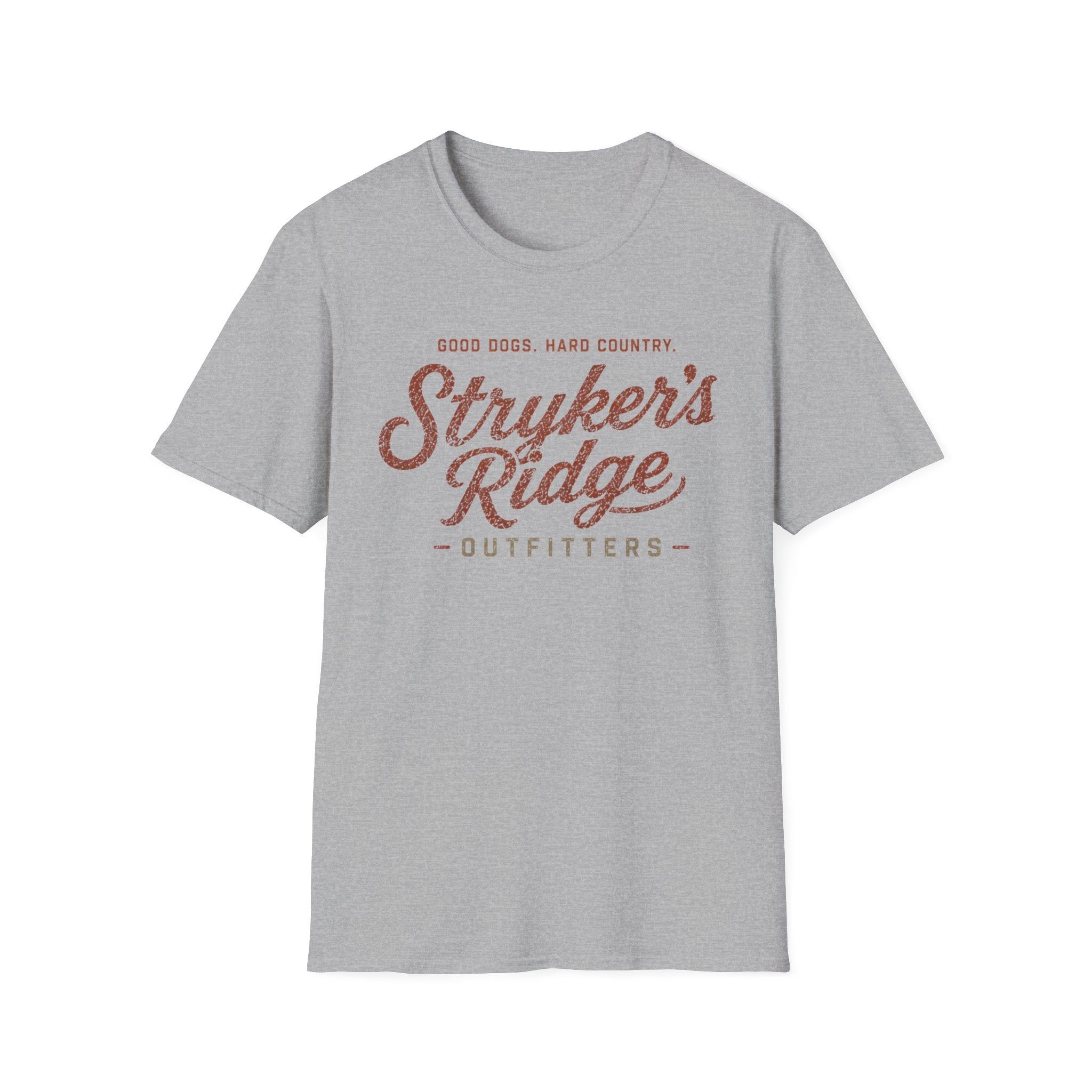 Stryker's Ridge Outfitters - Good Dogs. Hard Country T-Shirt