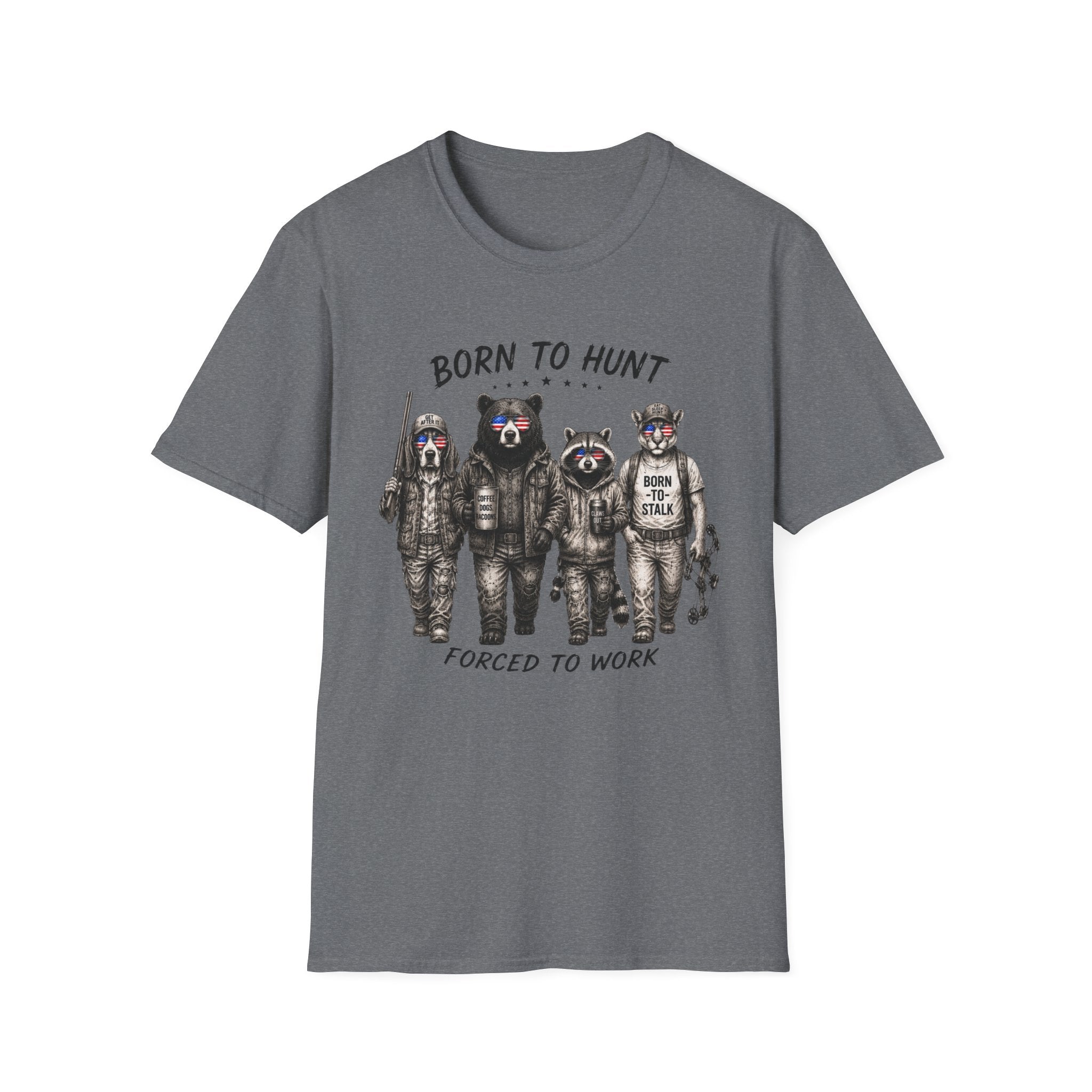 Americana Animals Born to Hunt T-Shirt