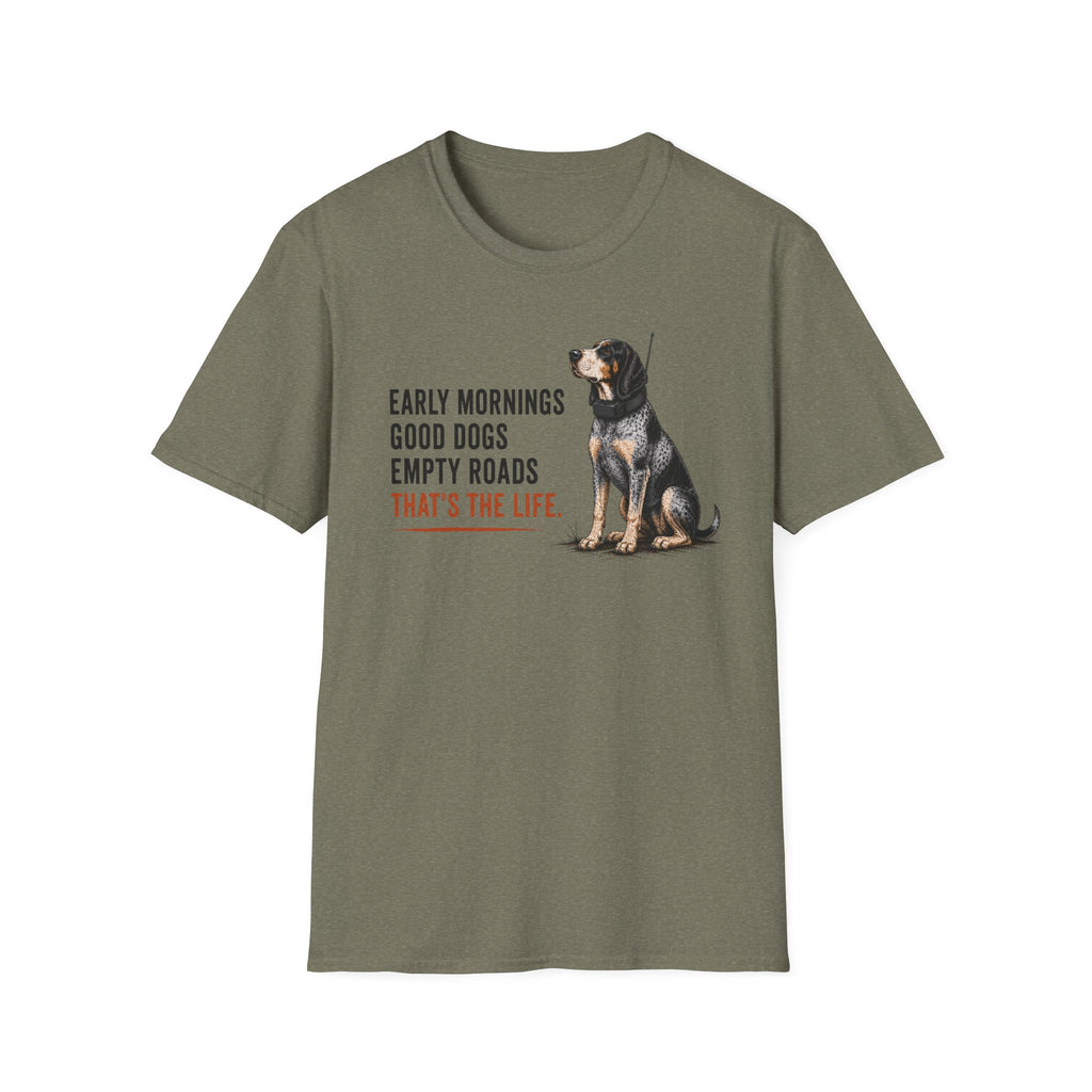 Early Mornings - Blue Tick T-Shirt