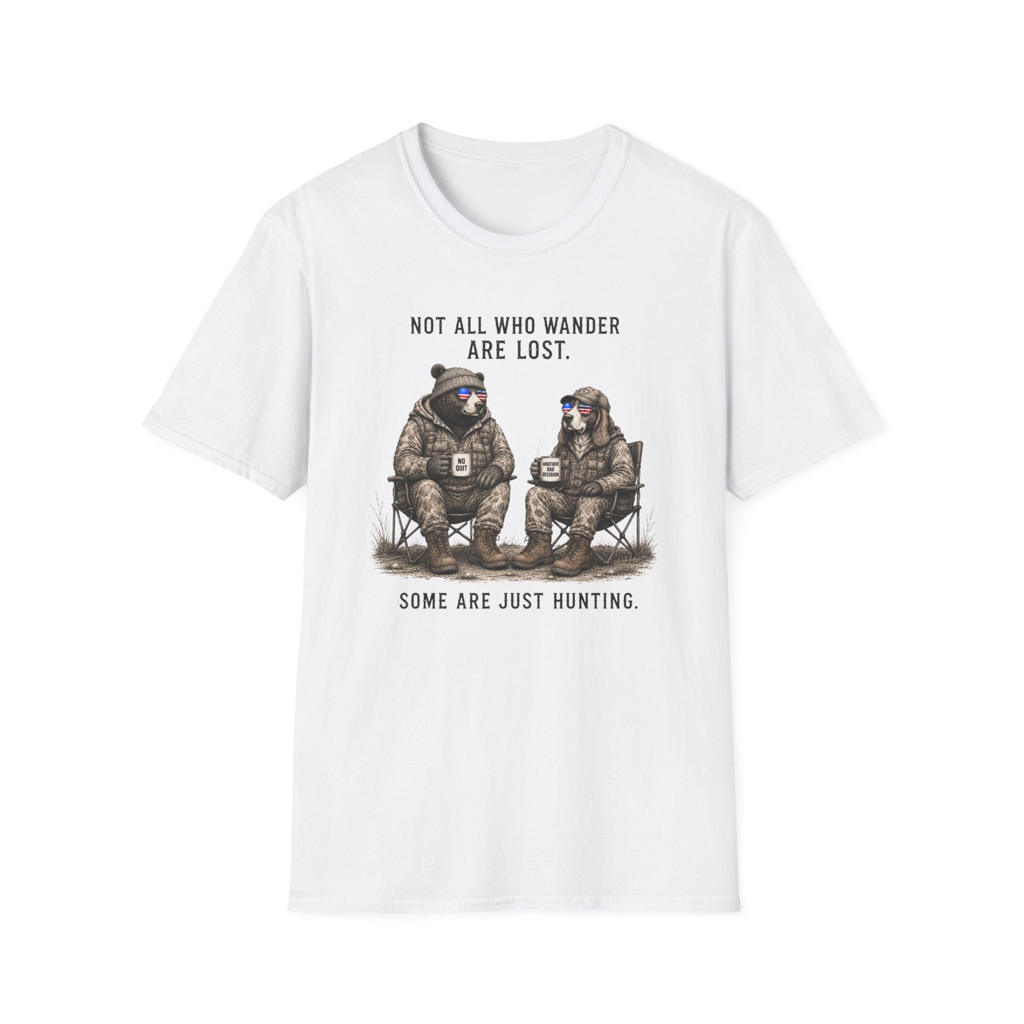 Americana Animals Not All Who Wander Are Lost T-Shirt