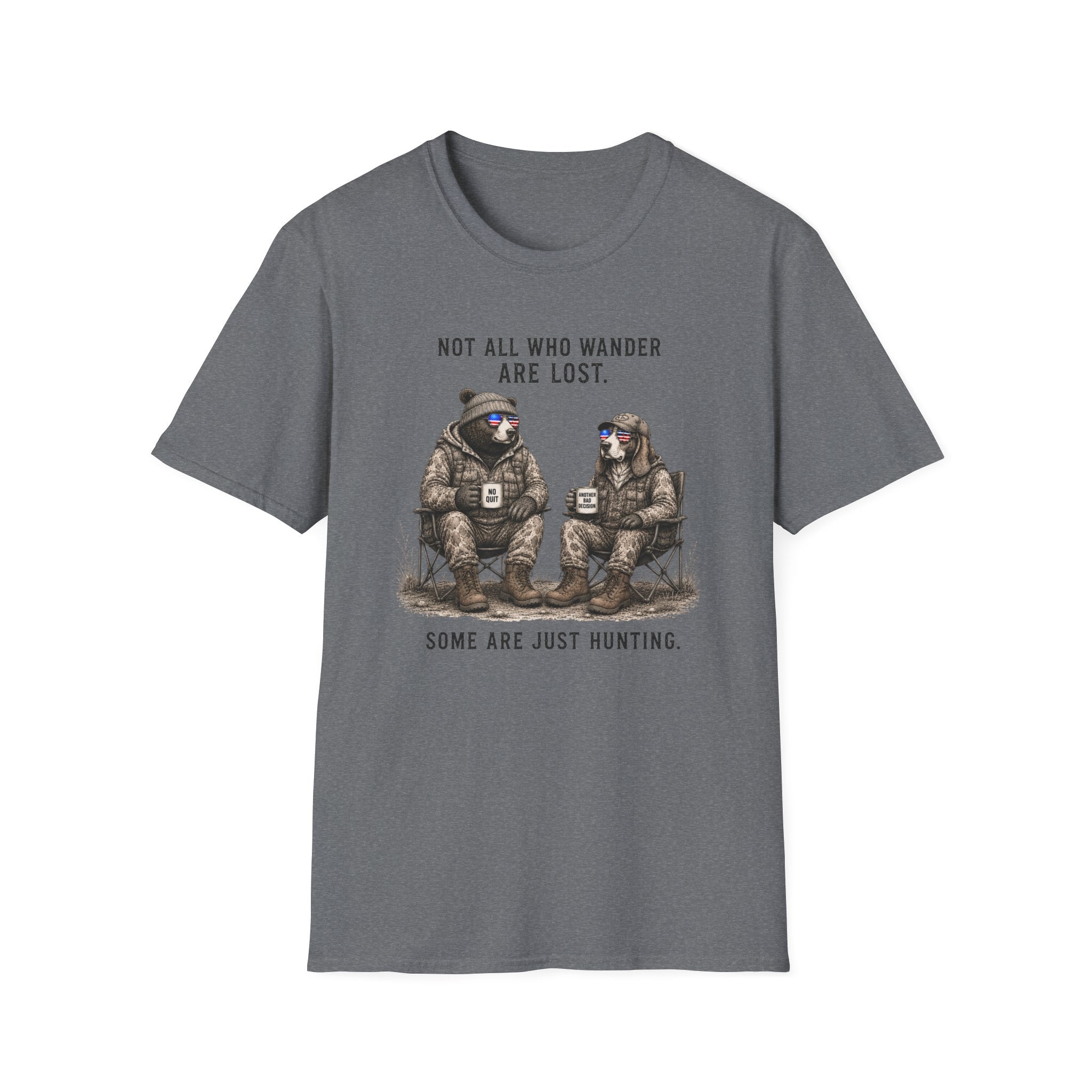Americana Animals Not All Who Wander Are Lost T-Shirt