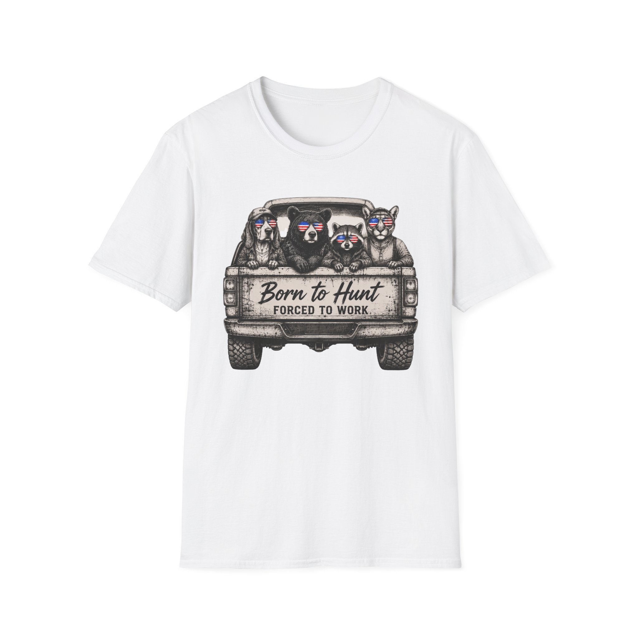 Americana Animals Born To Hunt T-Shirt