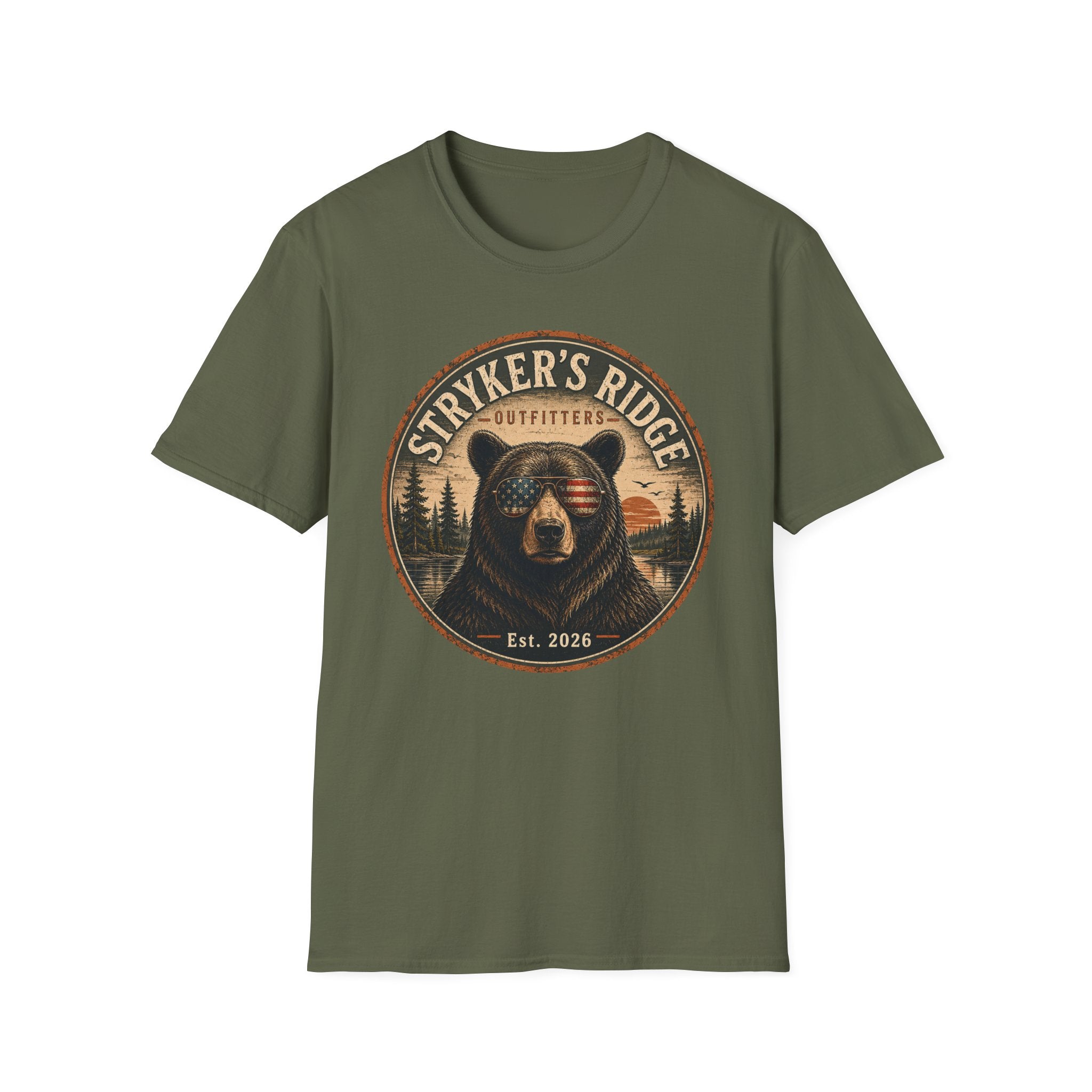 Stryker's Ridge Patriotic Glasses 2 T-Shirt
