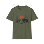 Dog Bear Trees Moon T-Shirt