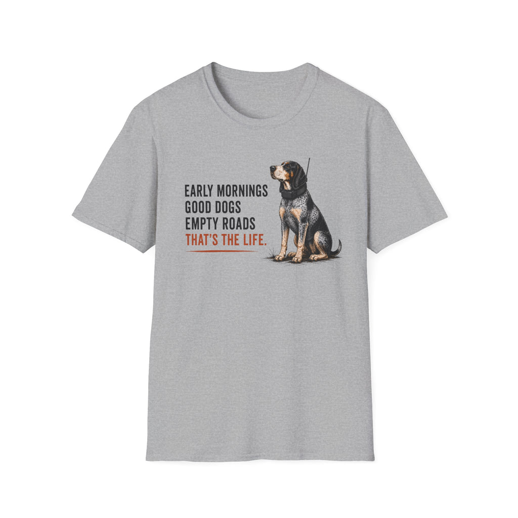 Early Mornings - Blue Tick T-Shirt