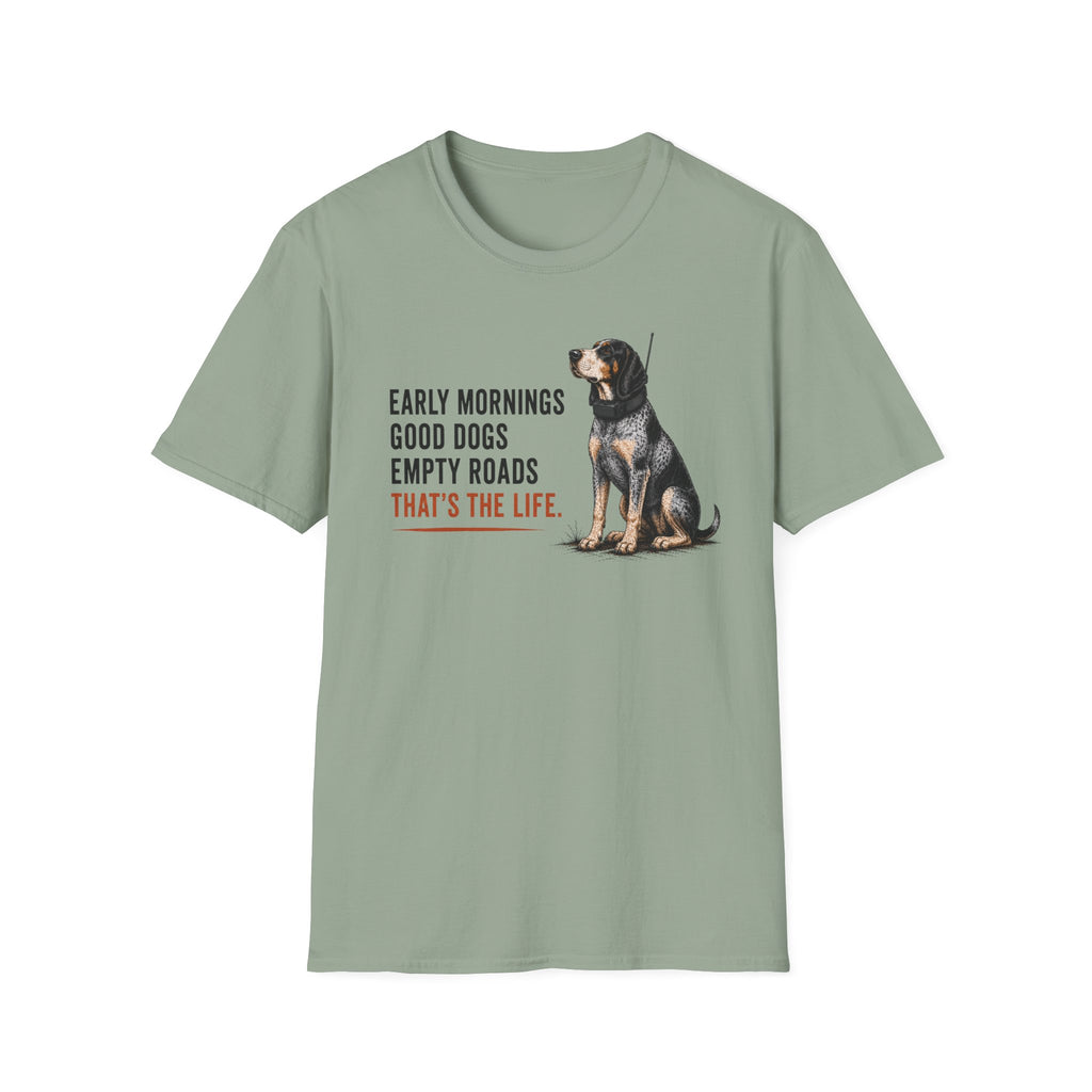 Early Mornings - Blue Tick T-Shirt