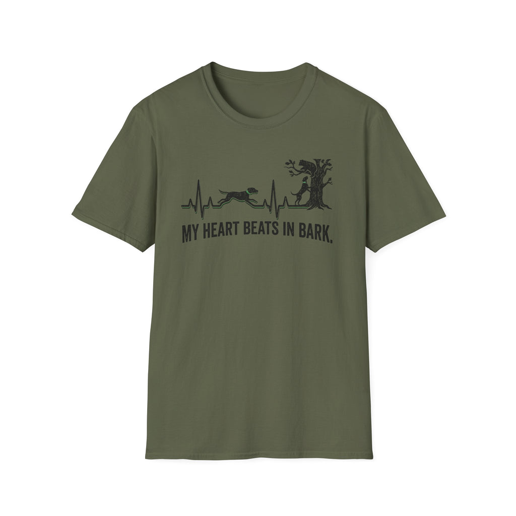 My Heart Beats in Bark - Bear T-Shirt