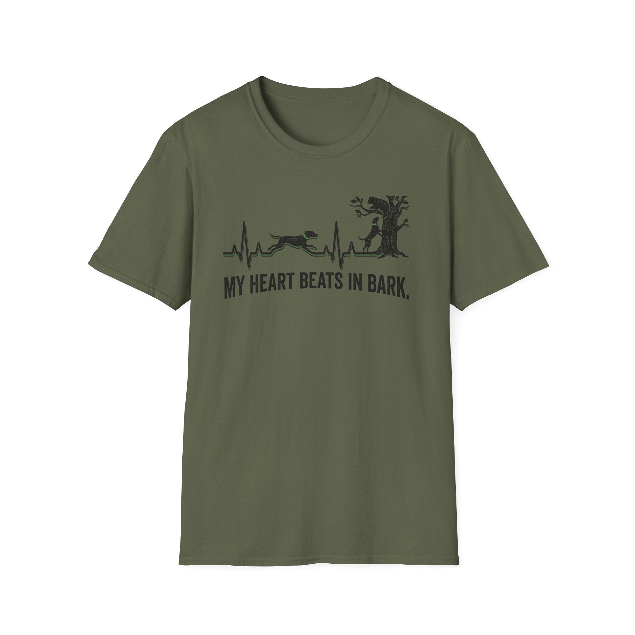 My Heart Beats in Bark - Bear T-Shirt