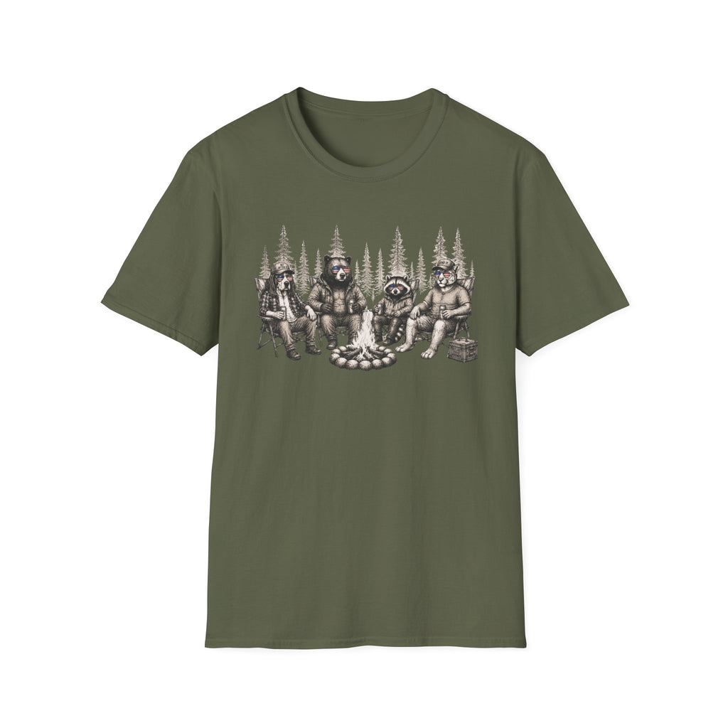Americana Animals Bonfire T-Shirt