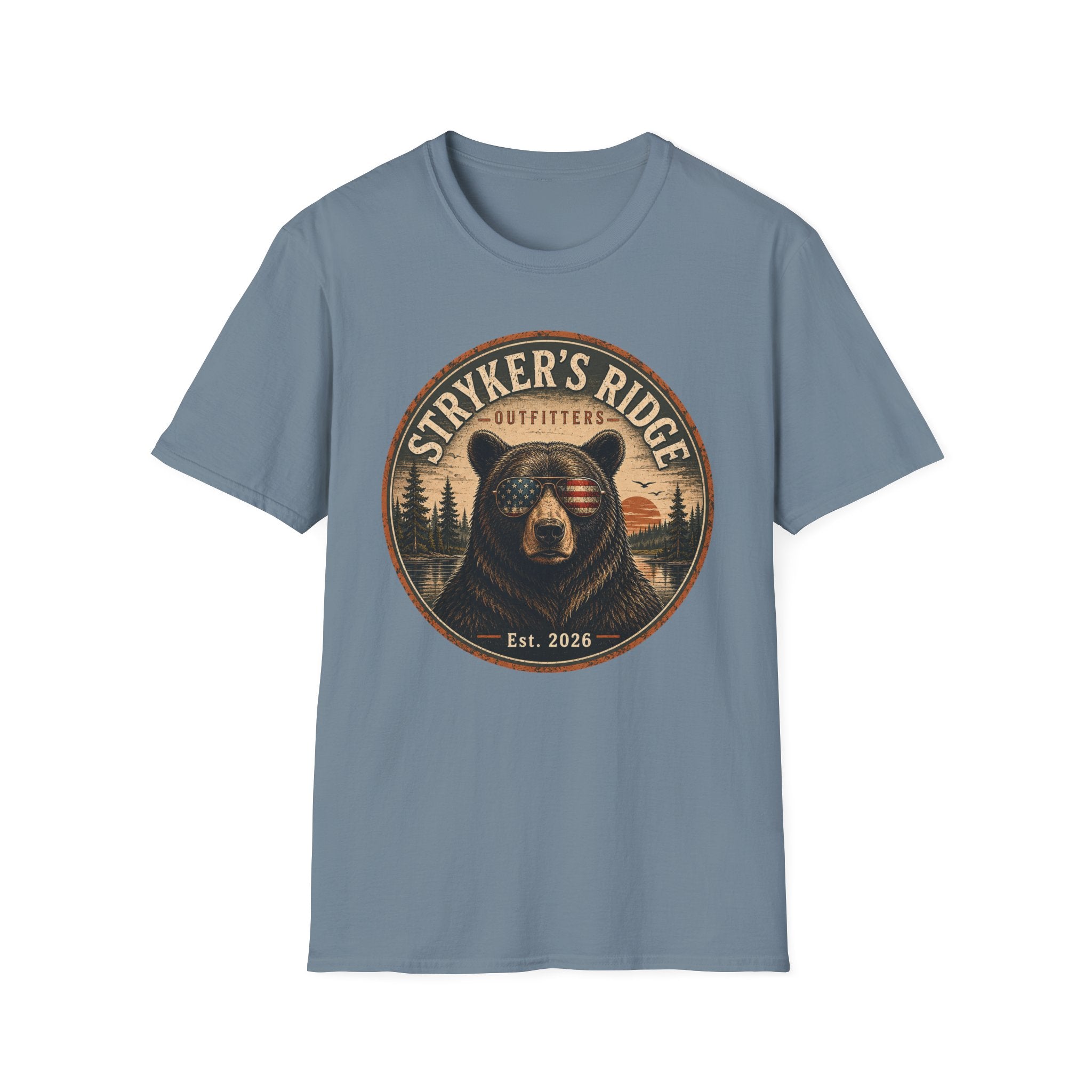 Stryker's Ridge Patriotic Glasses 2 T-Shirt