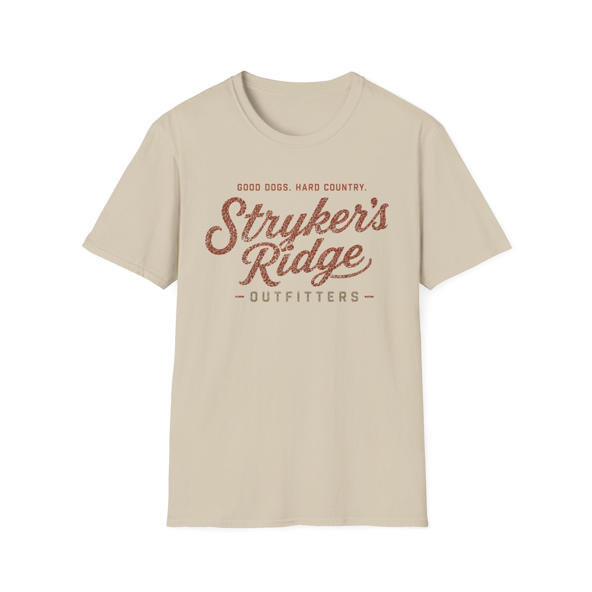 Stryker's Ridge Outfitters - Good Dogs. Hard Country T-Shirt