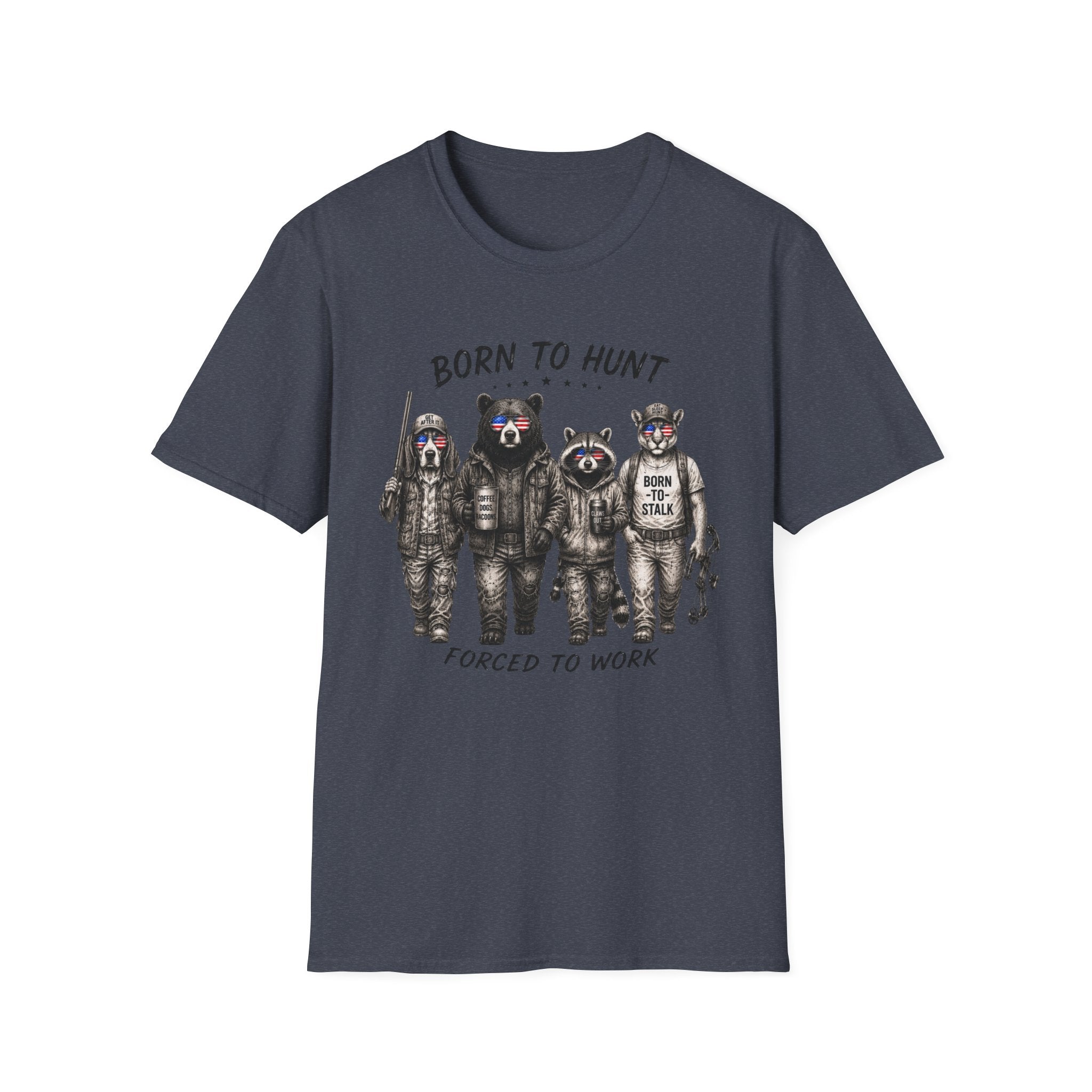 Americana Animals Born to Hunt T-Shirt