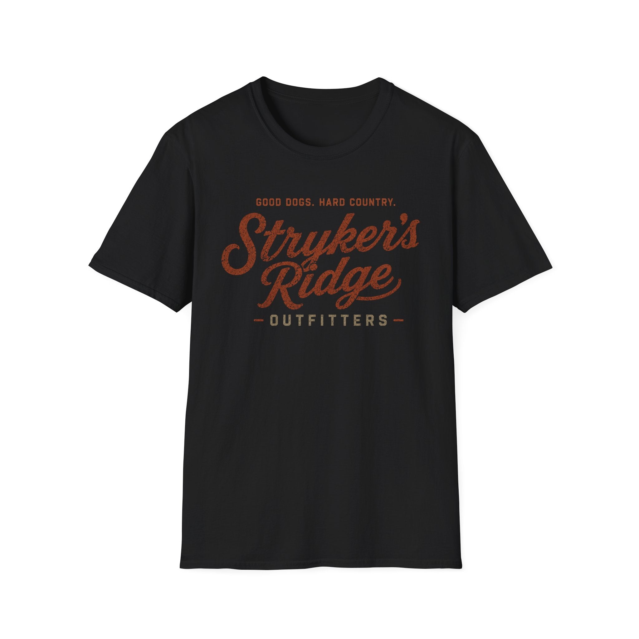 Stryker's Ridge Outfitters - Good Dogs. Hard Country T-Shirt