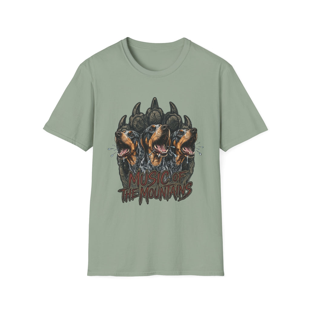 Music of the Mountains - Blue Tick T-Shirt
