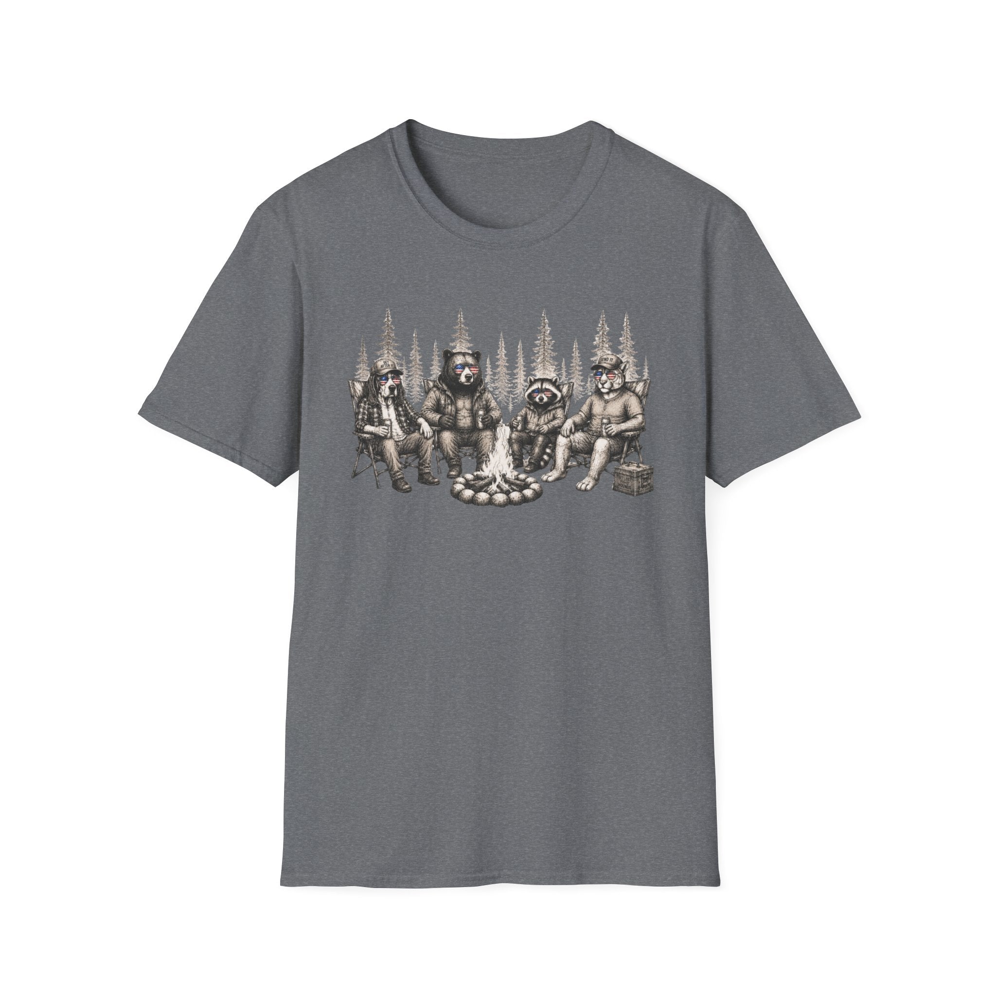 Americana Animals Bonfire T-Shirt