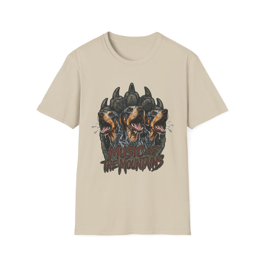 Music of the Mountains - Blue Tick T-Shirt