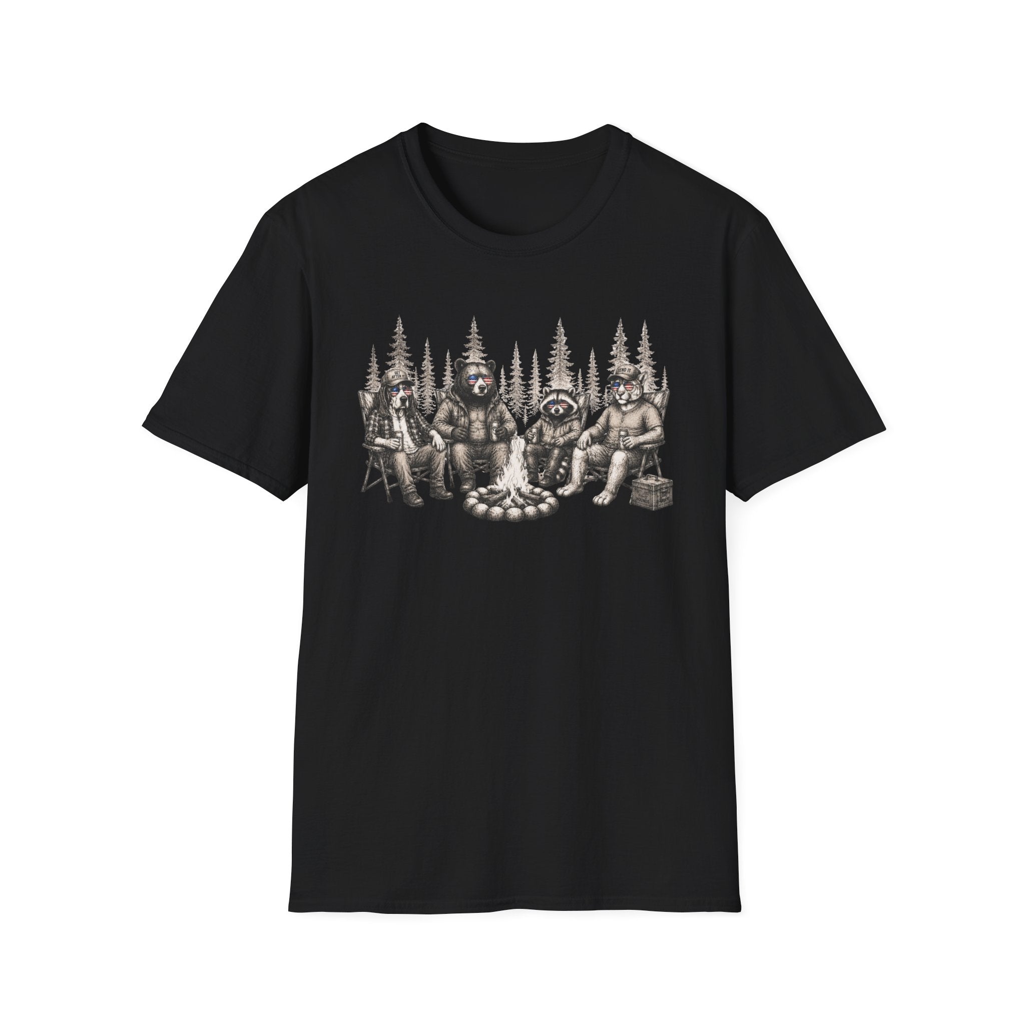 Americana Animals Bonfire T-Shirt