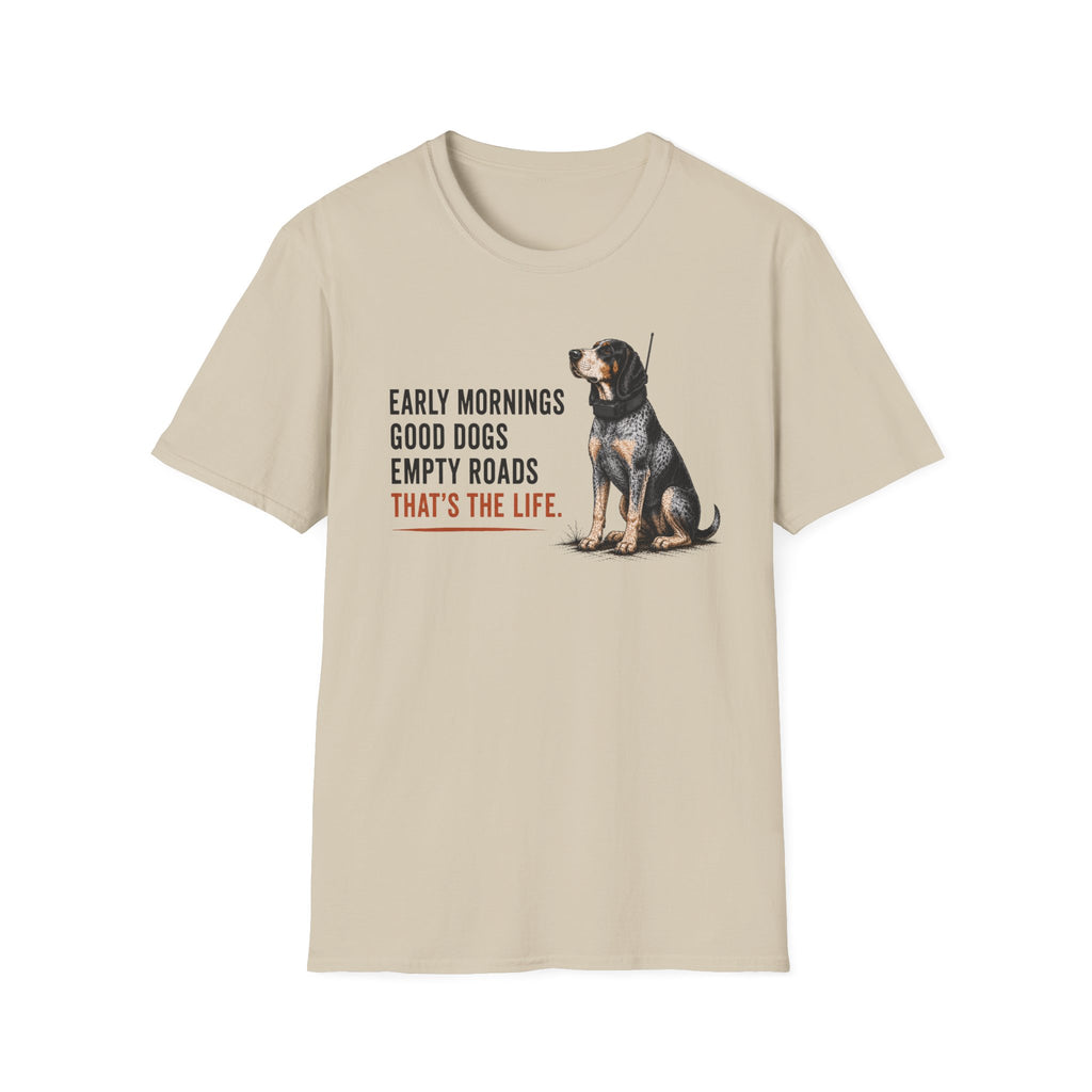 Early Mornings - Blue Tick T-Shirt