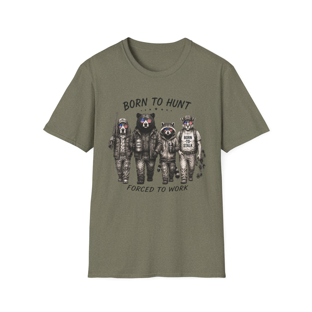 Americana Animals Born to Hunt T-Shirt