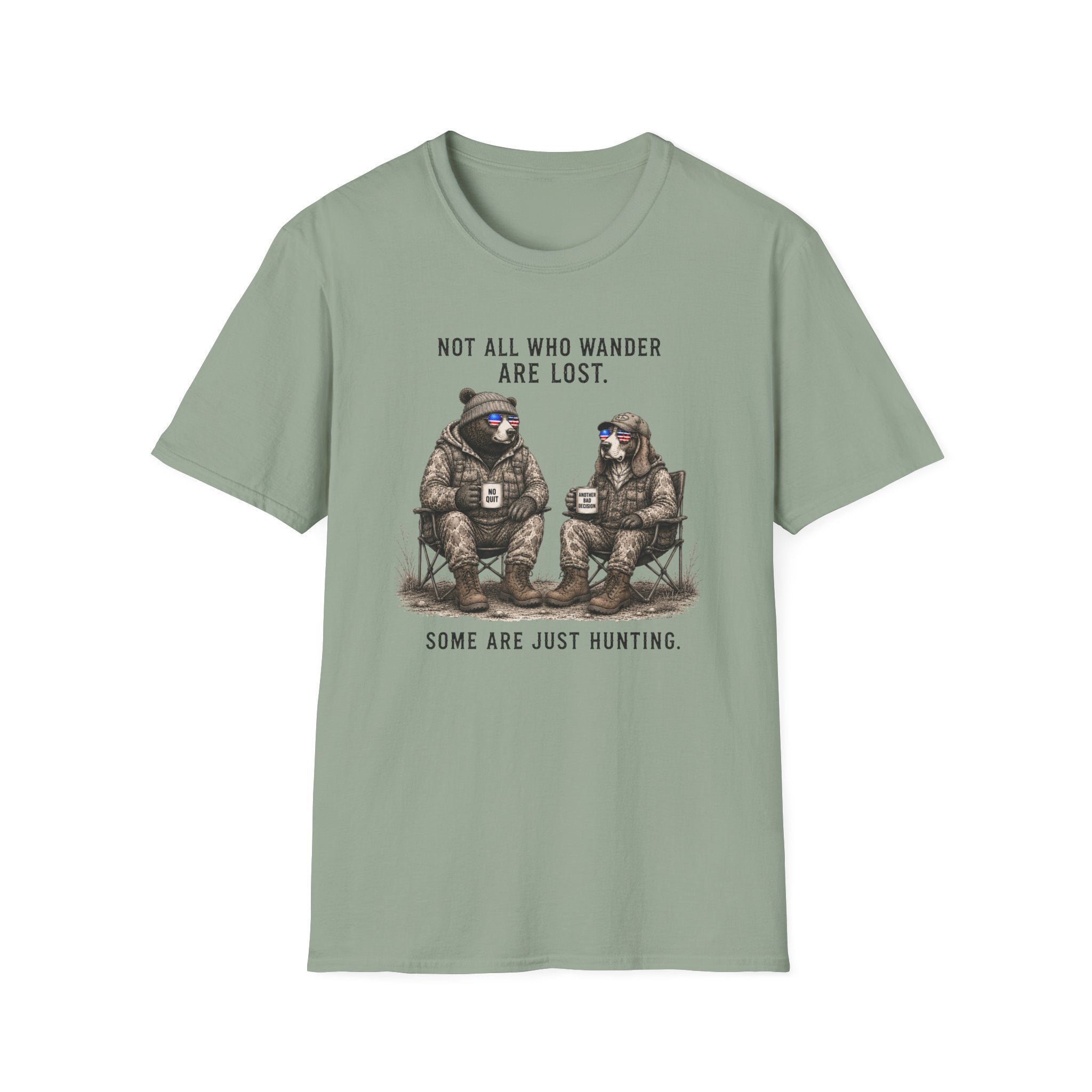 Americana Animals Not All Who Wander Are Lost T-Shirt