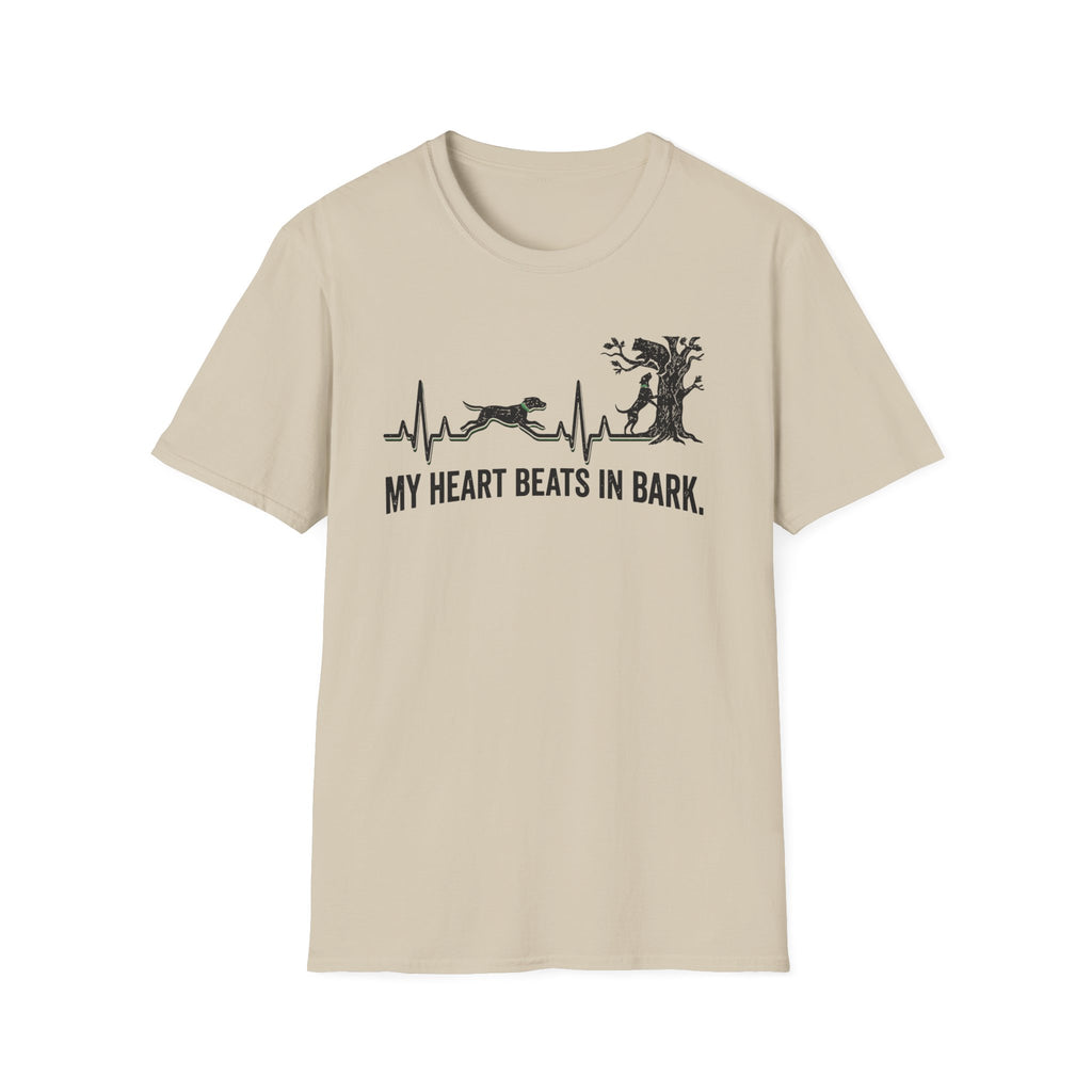 My Heart Beats in Bark - Bear T-Shirt