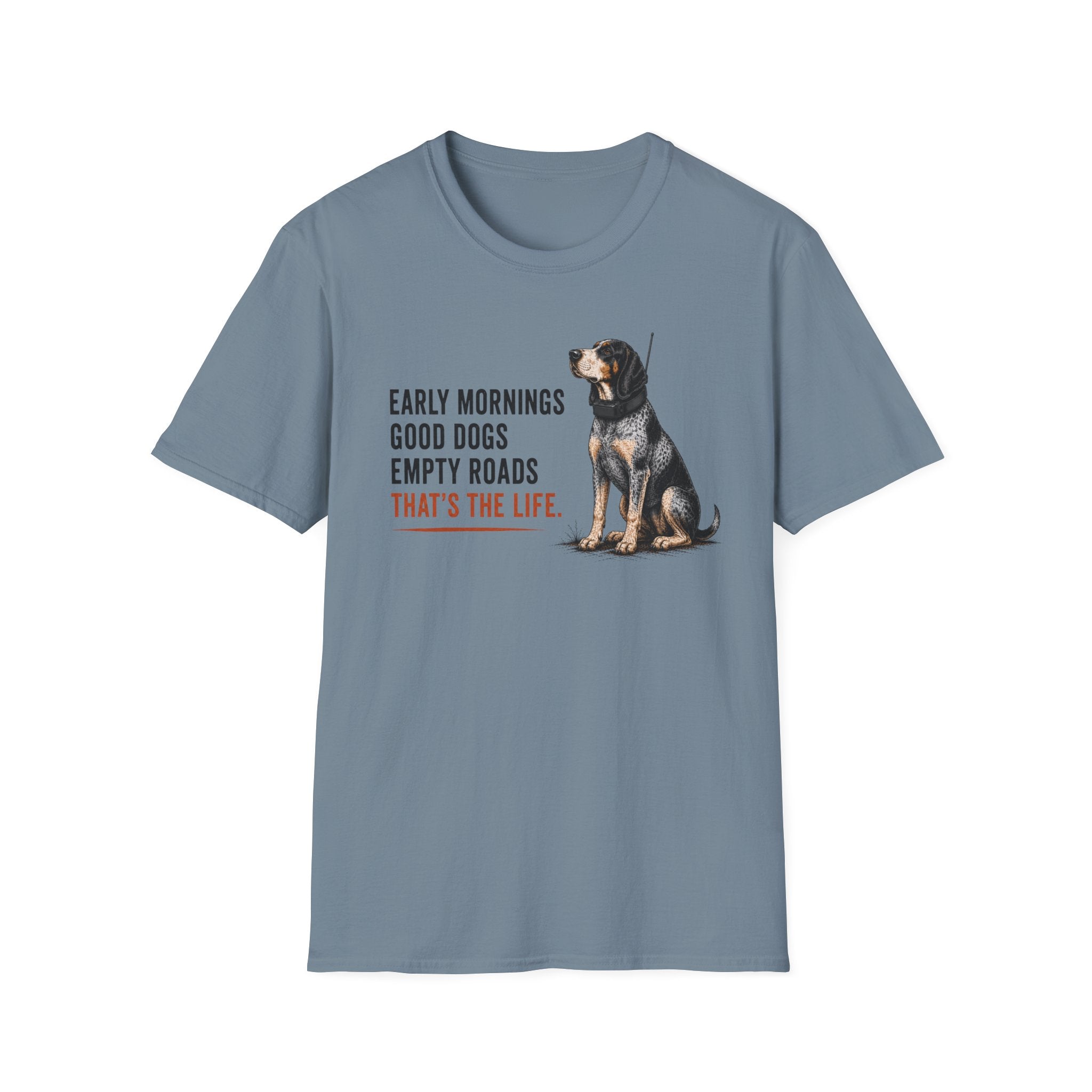 Early Mornings - Blue Tick T-Shirt