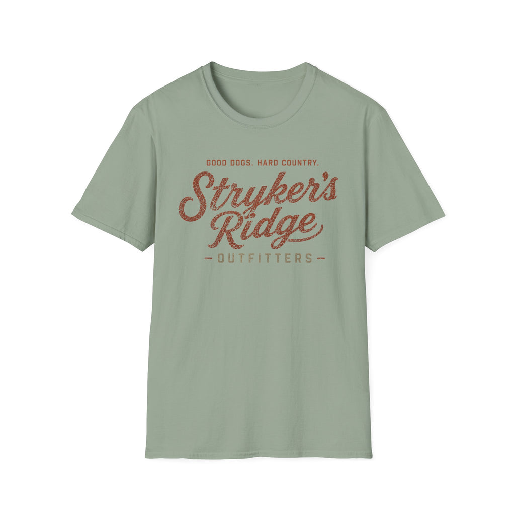 Stryker's Ridge Outfitters - Good Dogs. Hard Country T-Shirt