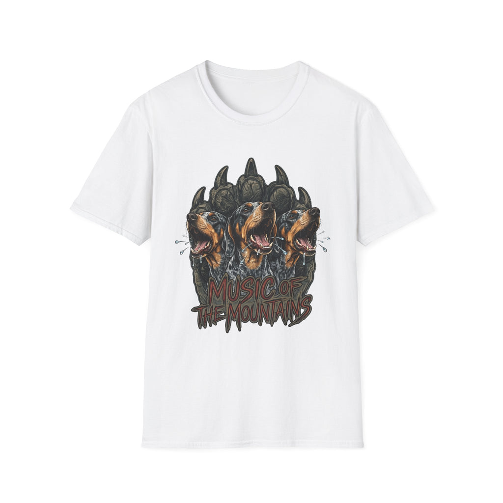 Music of the Mountains - Blue Tick T-Shirt