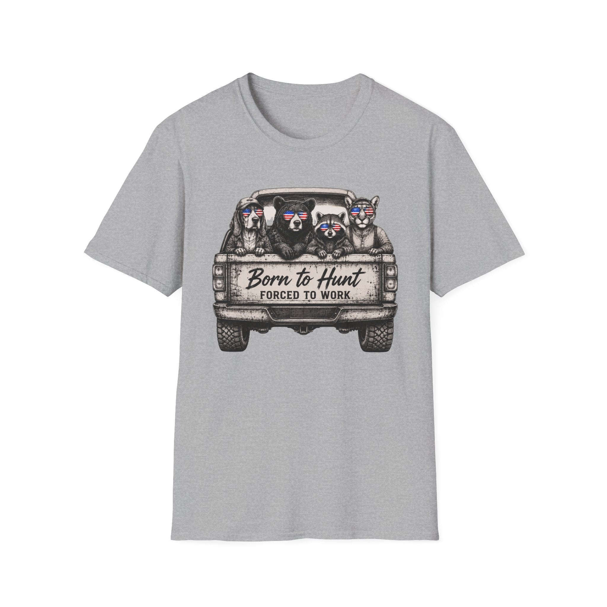 Americana Animals Born To Hunt T-Shirt