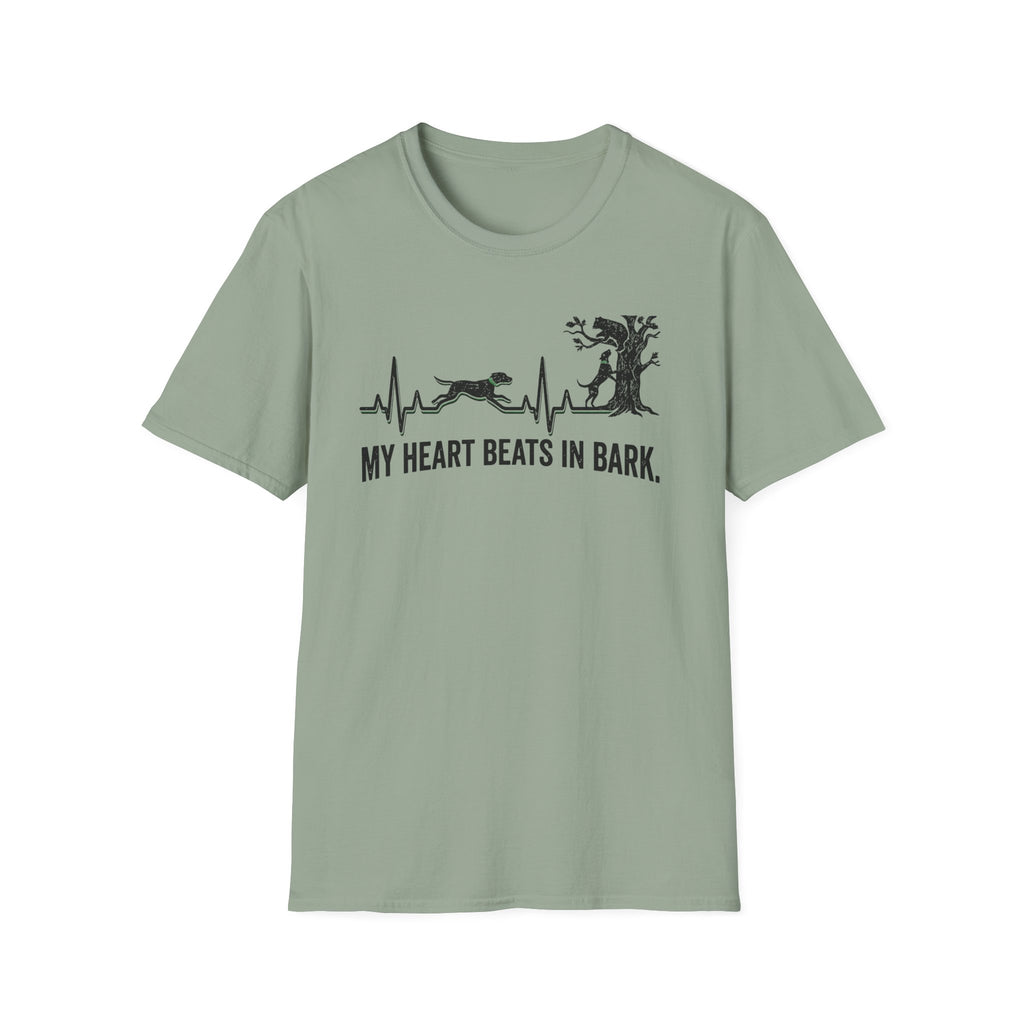 My Heart Beats in Bark - Bear T-Shirt