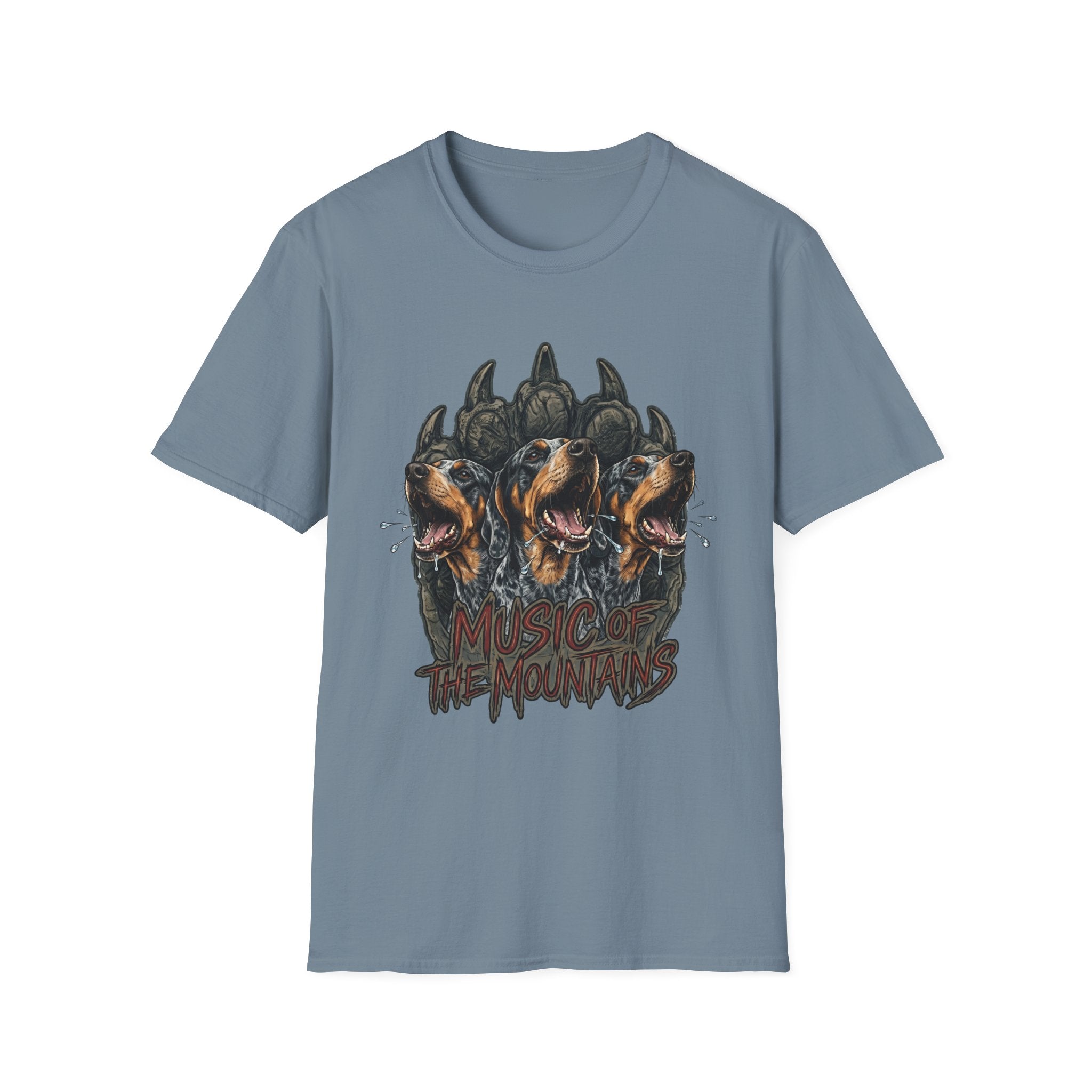 Music of the Mountains - Blue Tick T-Shirt