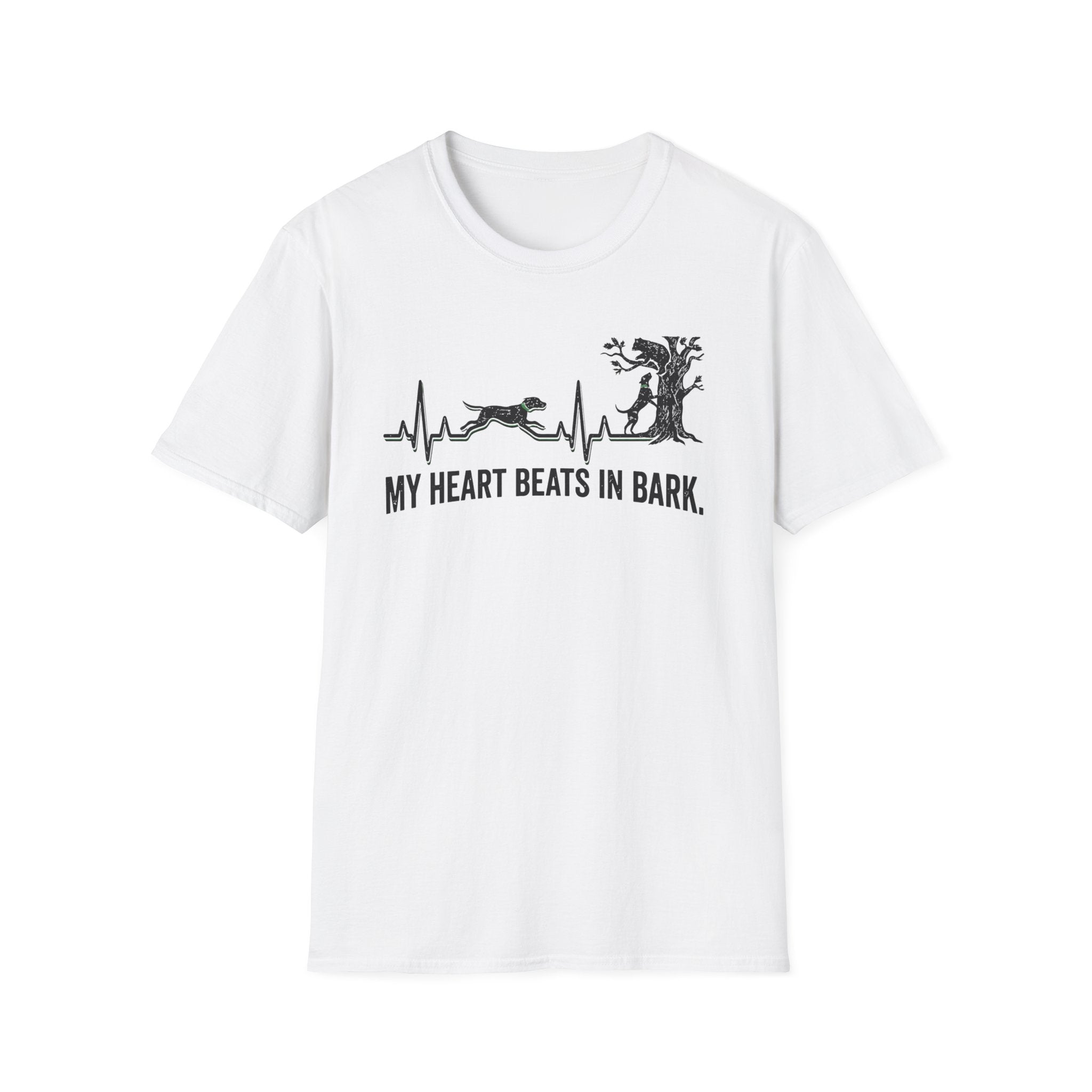 My Heart Beats in Bark - Bear T-Shirt