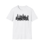 Bear and Dogs in Forest T-Shirt