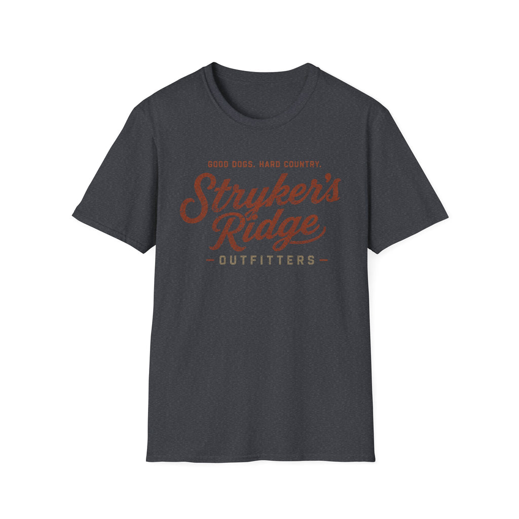 Stryker's Ridge Outfitters - Good Dogs. Hard Country T-Shirt