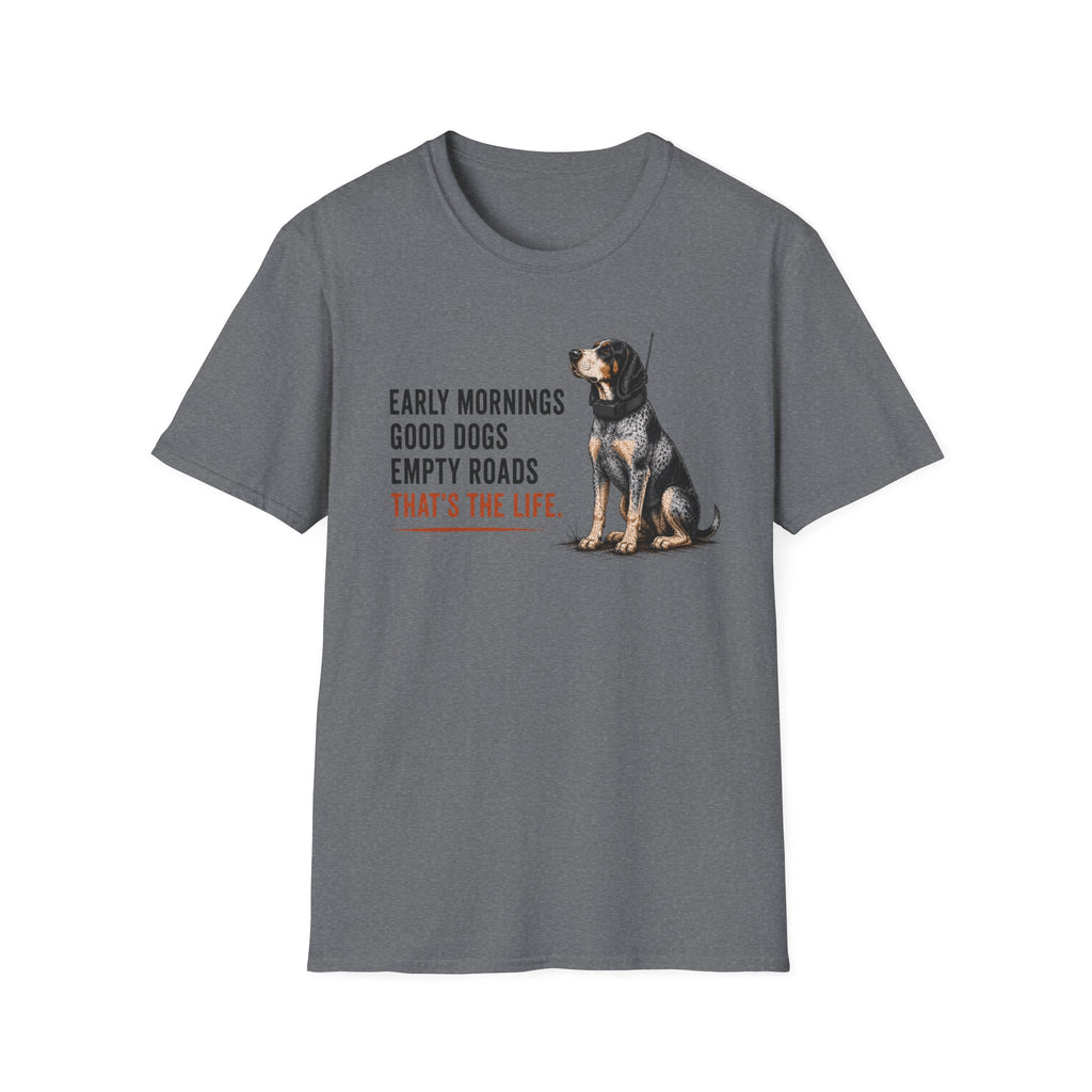 Early Mornings - Blue Tick T-Shirt