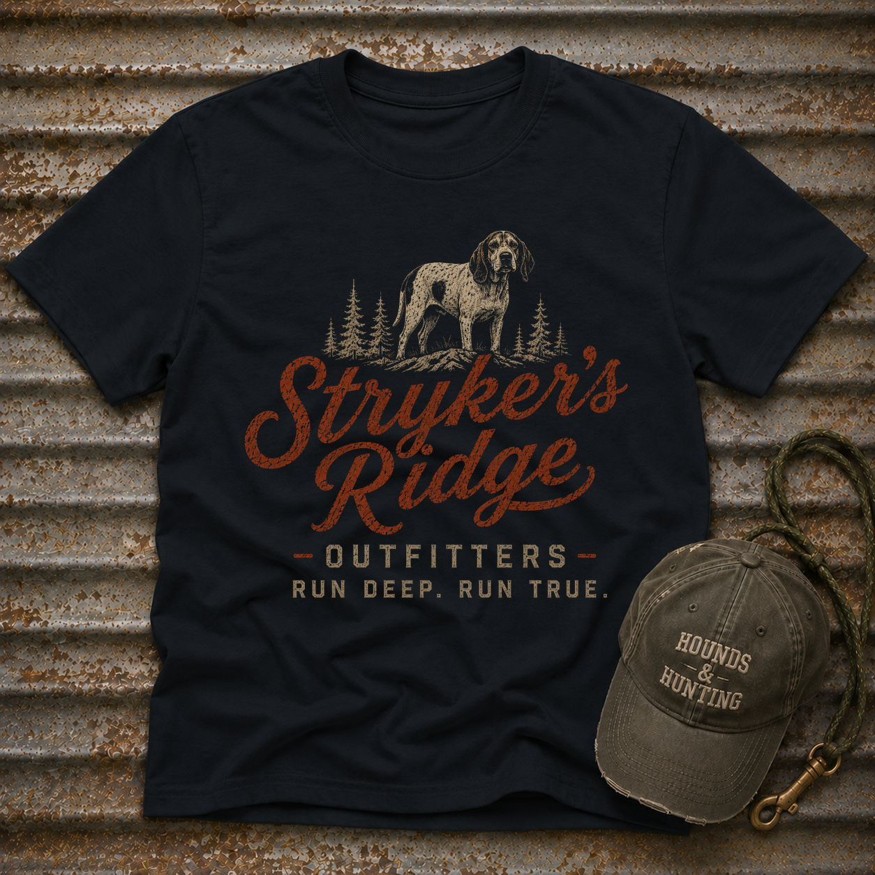 Stryker's Ridge Outfitters - Run Deep Run True T-Shirt